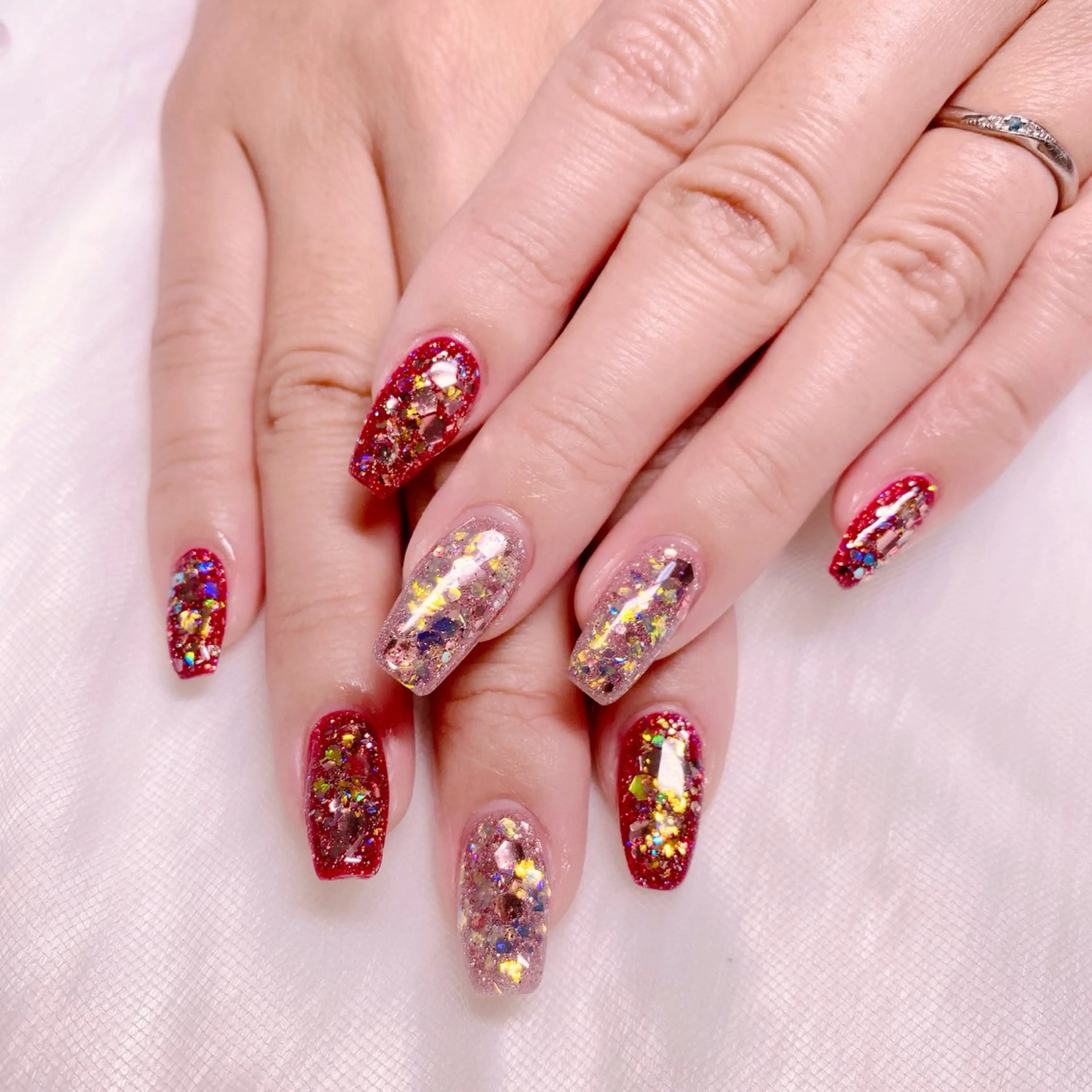 ネイル キラキラネイル Nail Yunaのネイルデザイン