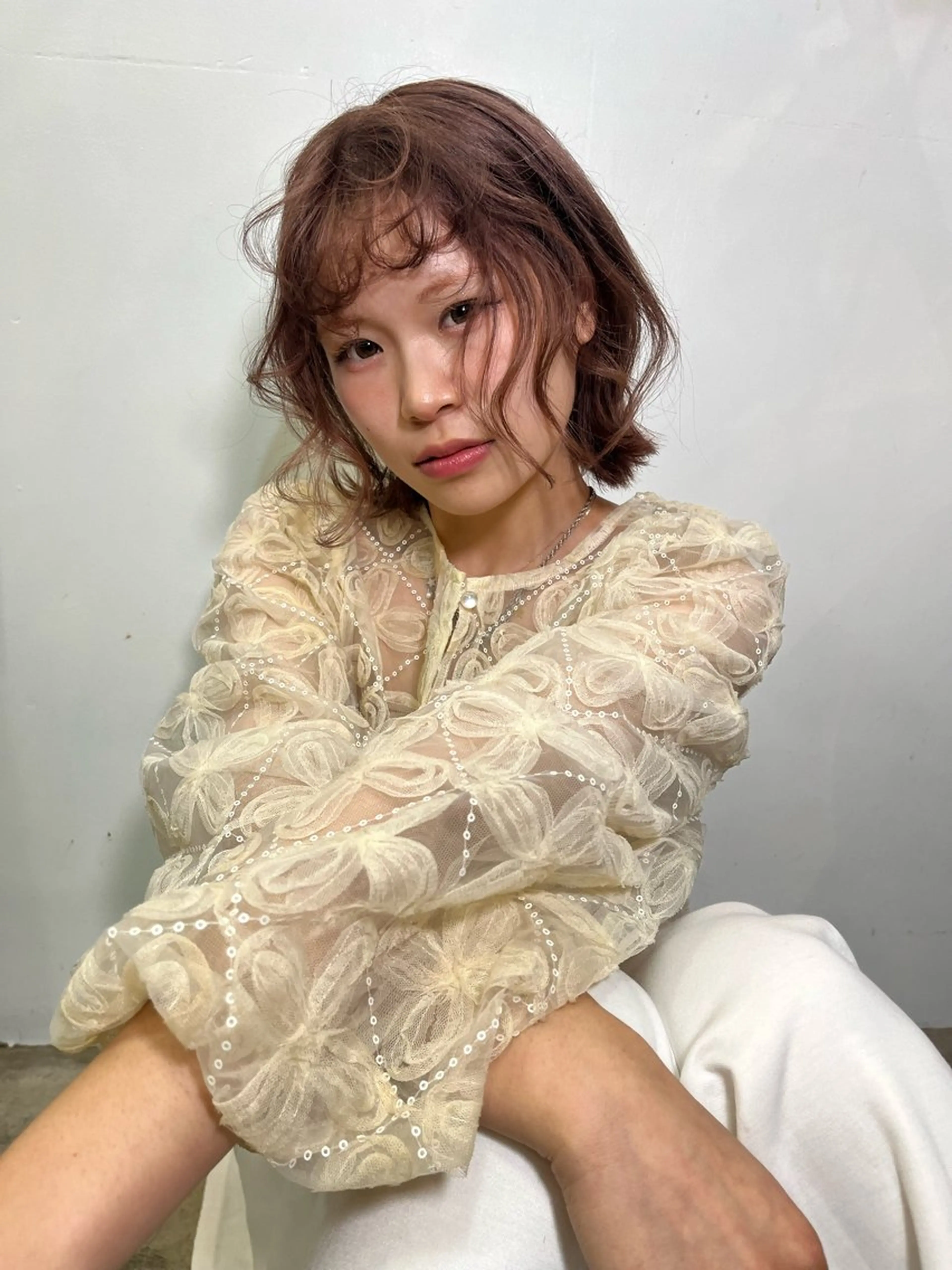 ショート ヘアカラー トリートメント 💜ness/ くるみ💜のヘアスタイル