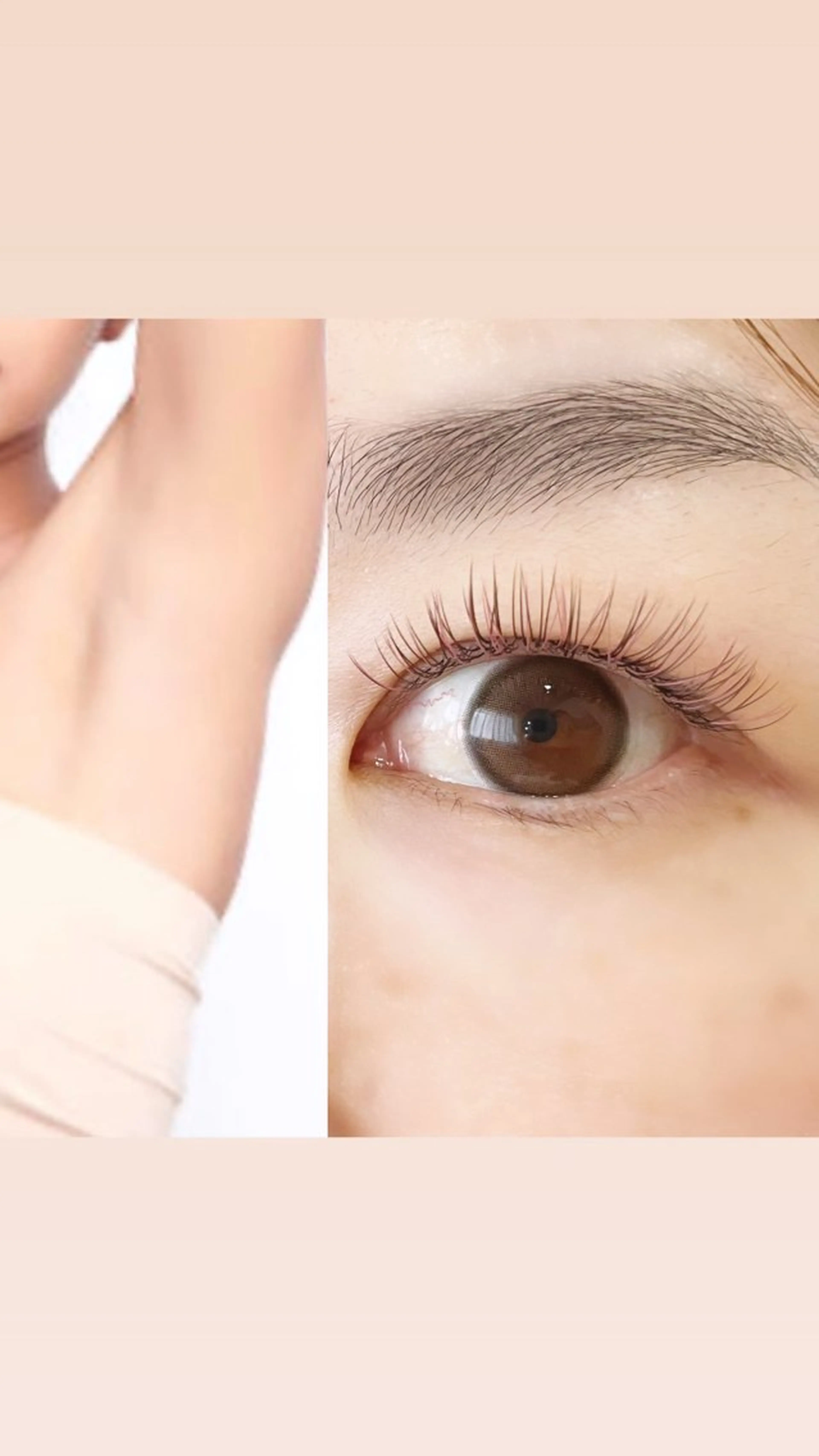 （プチ脱毛）わき限定ブラジリアンWax &光脱毛+LEDエクステ100本（オフ込み）の写真