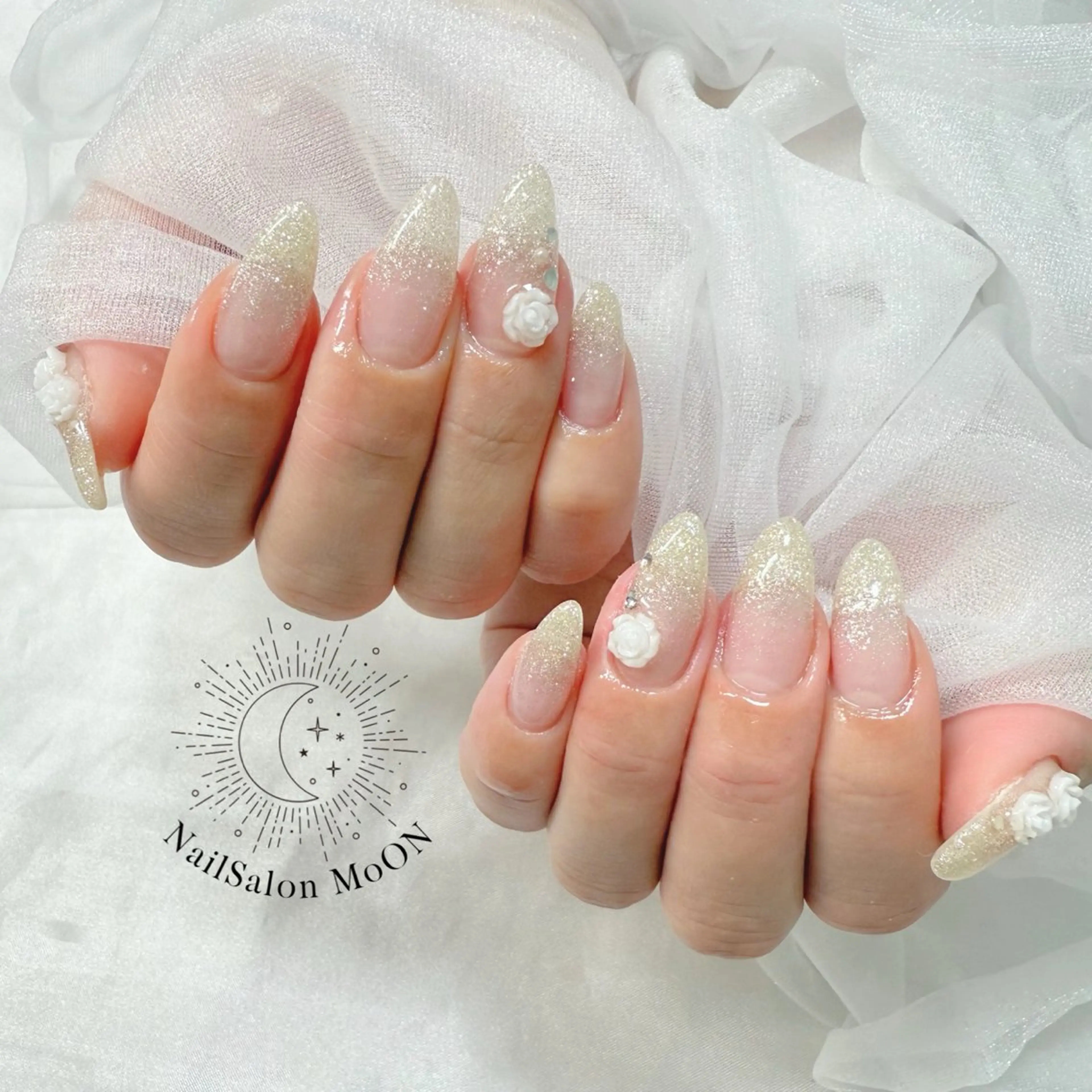 ネイル ハンドネイル ハンドケア MoON...❤︎ MeGuのネイルデザイン
