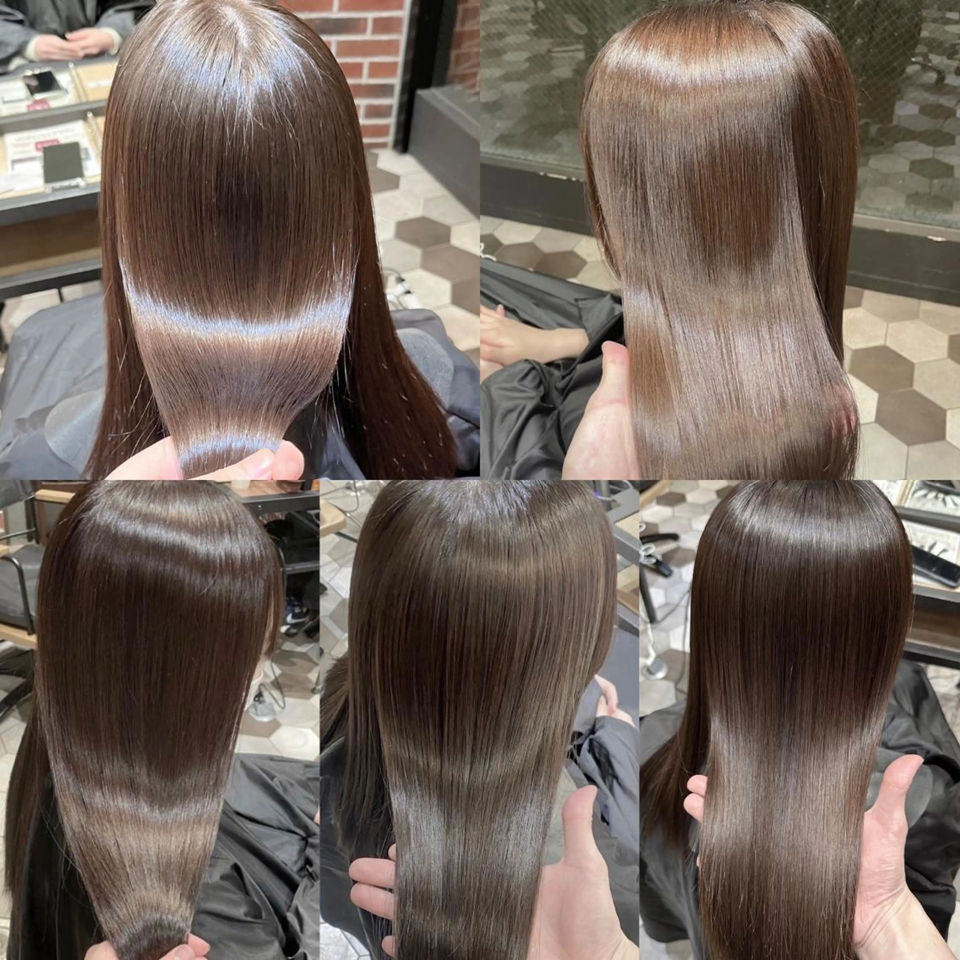 ロング 髪質改善縮毛矯正🫧 村上蒼生のヘアスタイル