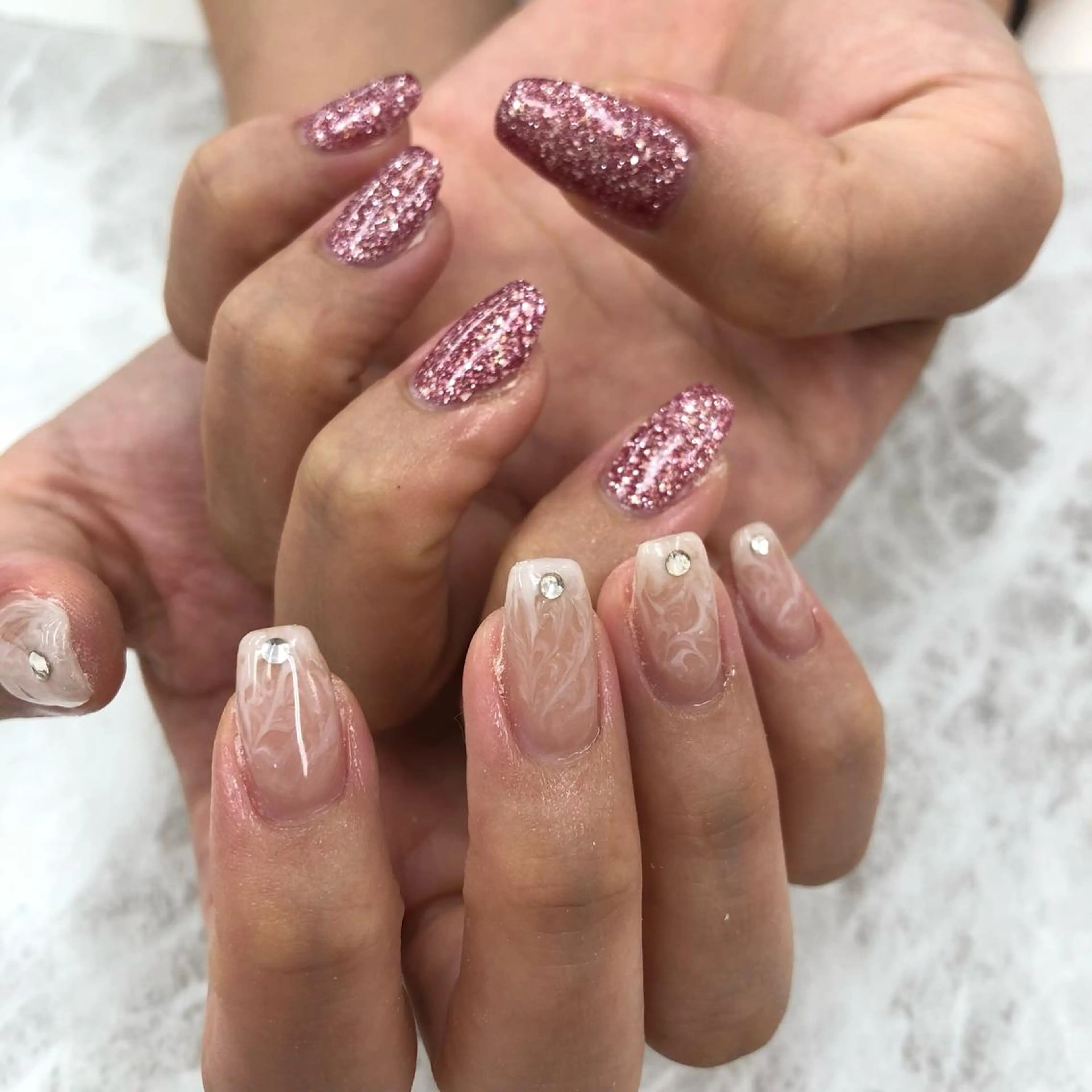 ネイル ニュアンスネイル 🌺Bianca立川 HAGA🌺のネイルデザイン