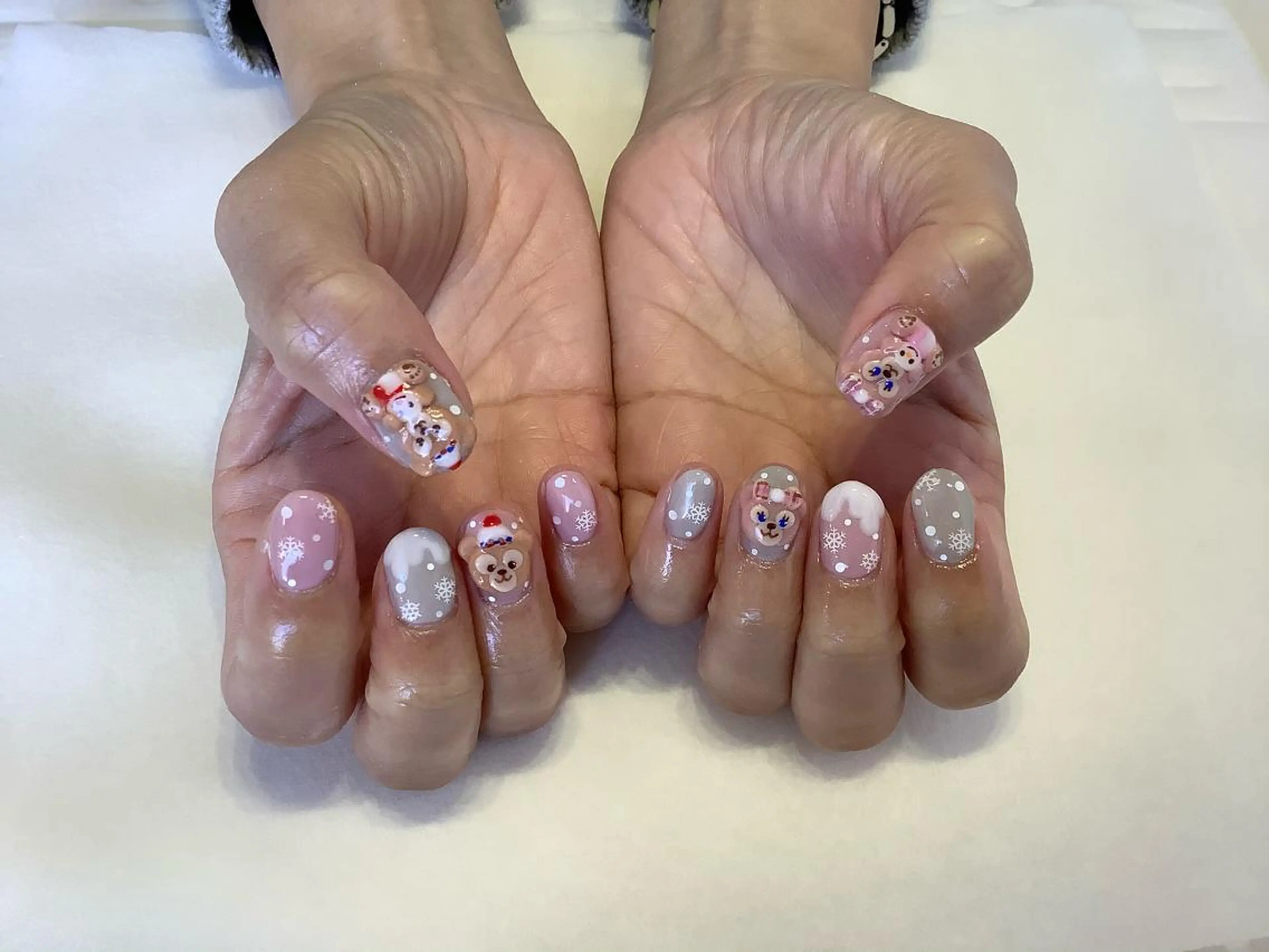 ネイル ハンドネイル 💎🐰 saki. m 🐰💎のネイルデザイン