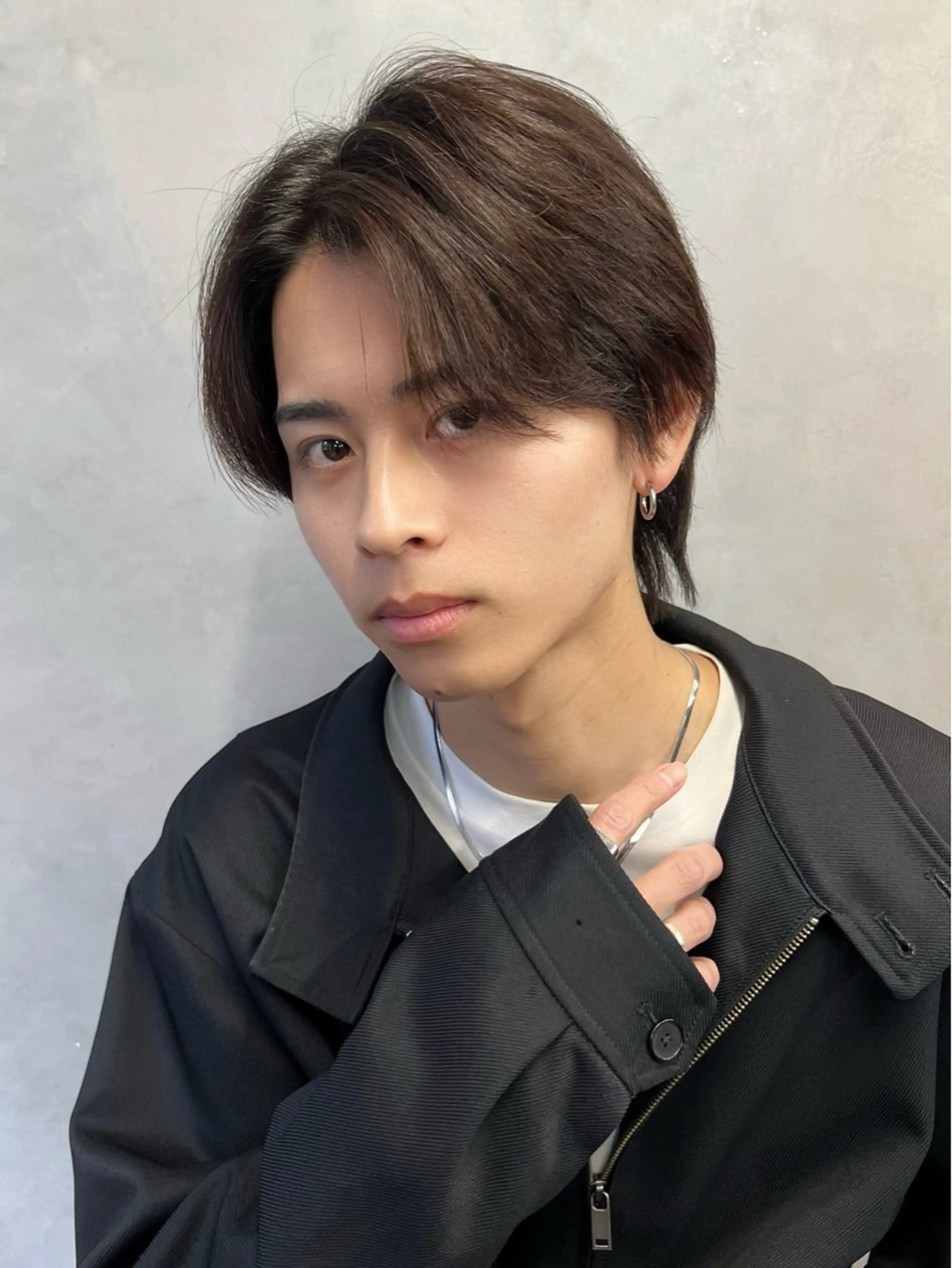 ショート メンズ センターパート カット 新井　翼/銀座 メンズ◎ショート女子のヘアスタイル