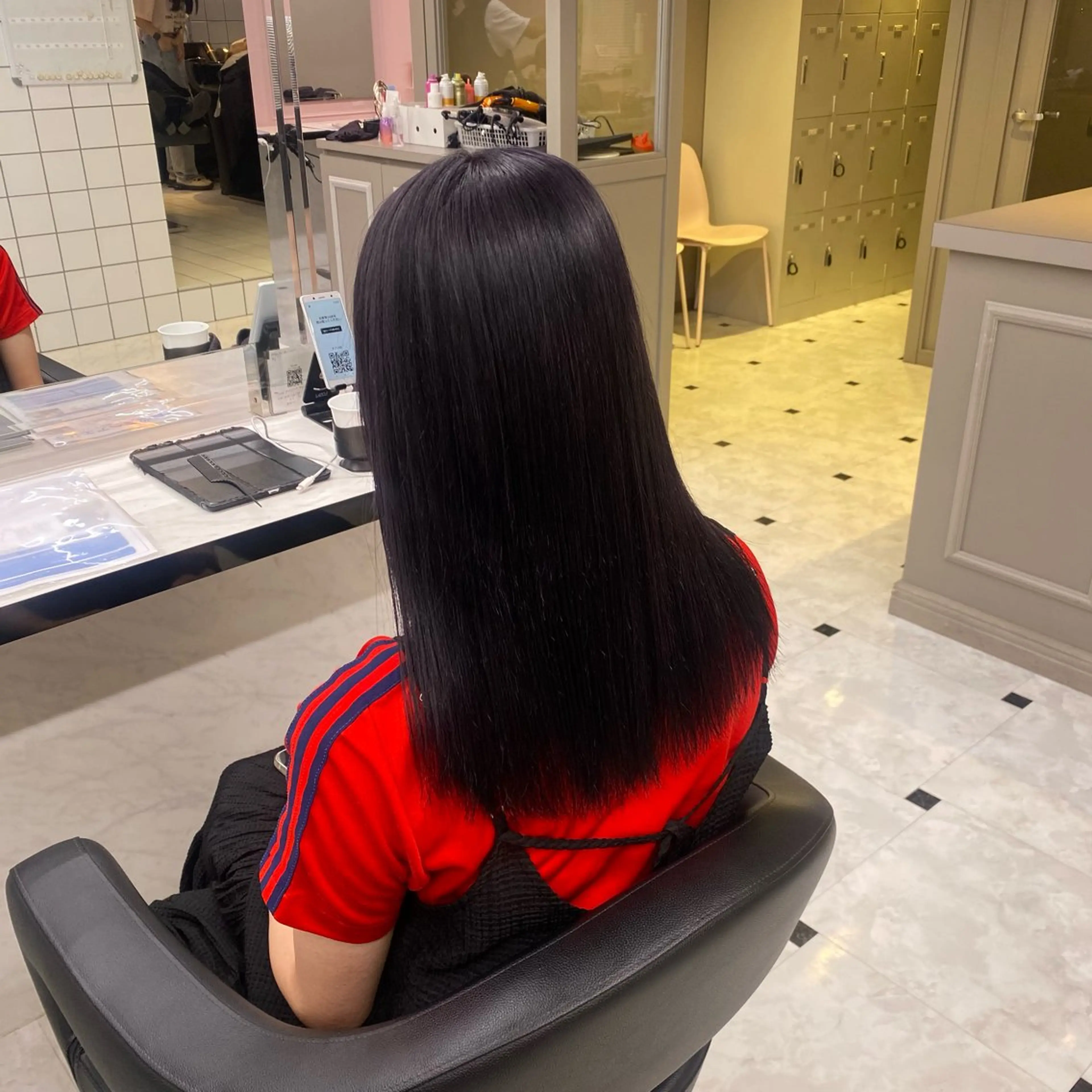 ロング カラー 透明感ベージュカラー 🪞上野🪞AIのヘアスタイル