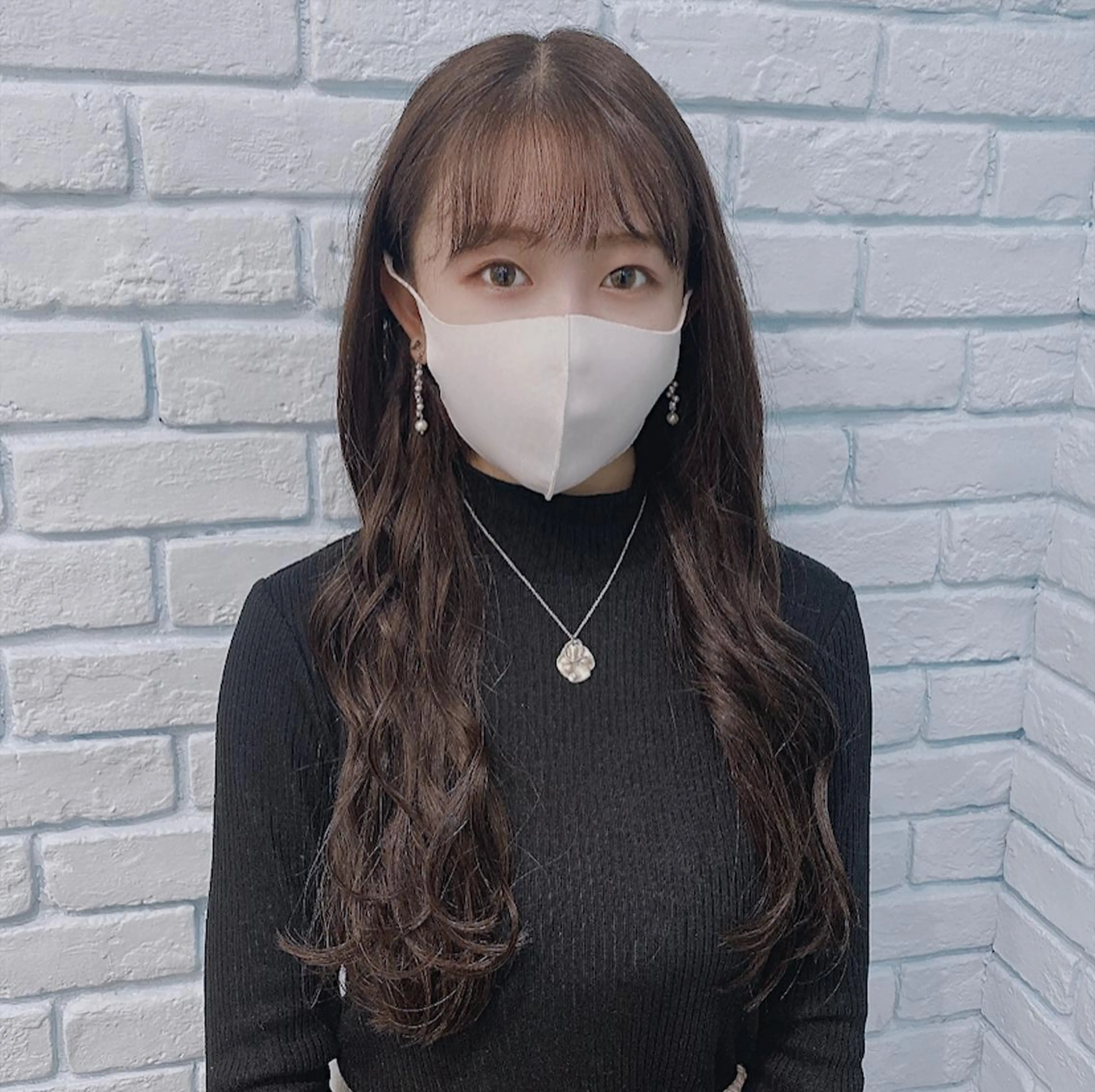 ロング カラー ヘアアレンジ 韓国レイヤーカット/ 儚げカラーチナツのヘアスタイル