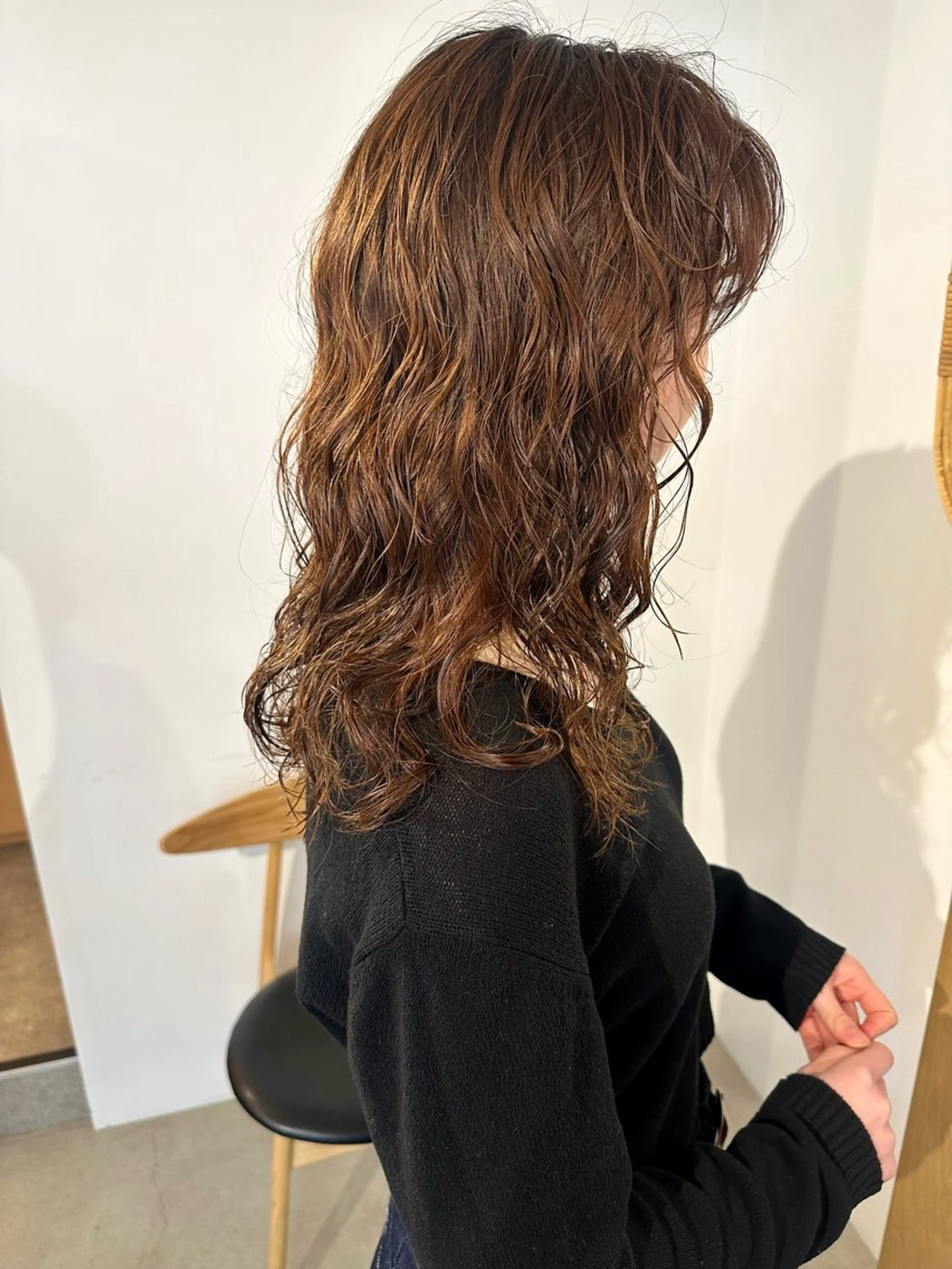 ミディアム パーマ カット パーマ lelu所属・lelu / 佐々木のヘアスタイル