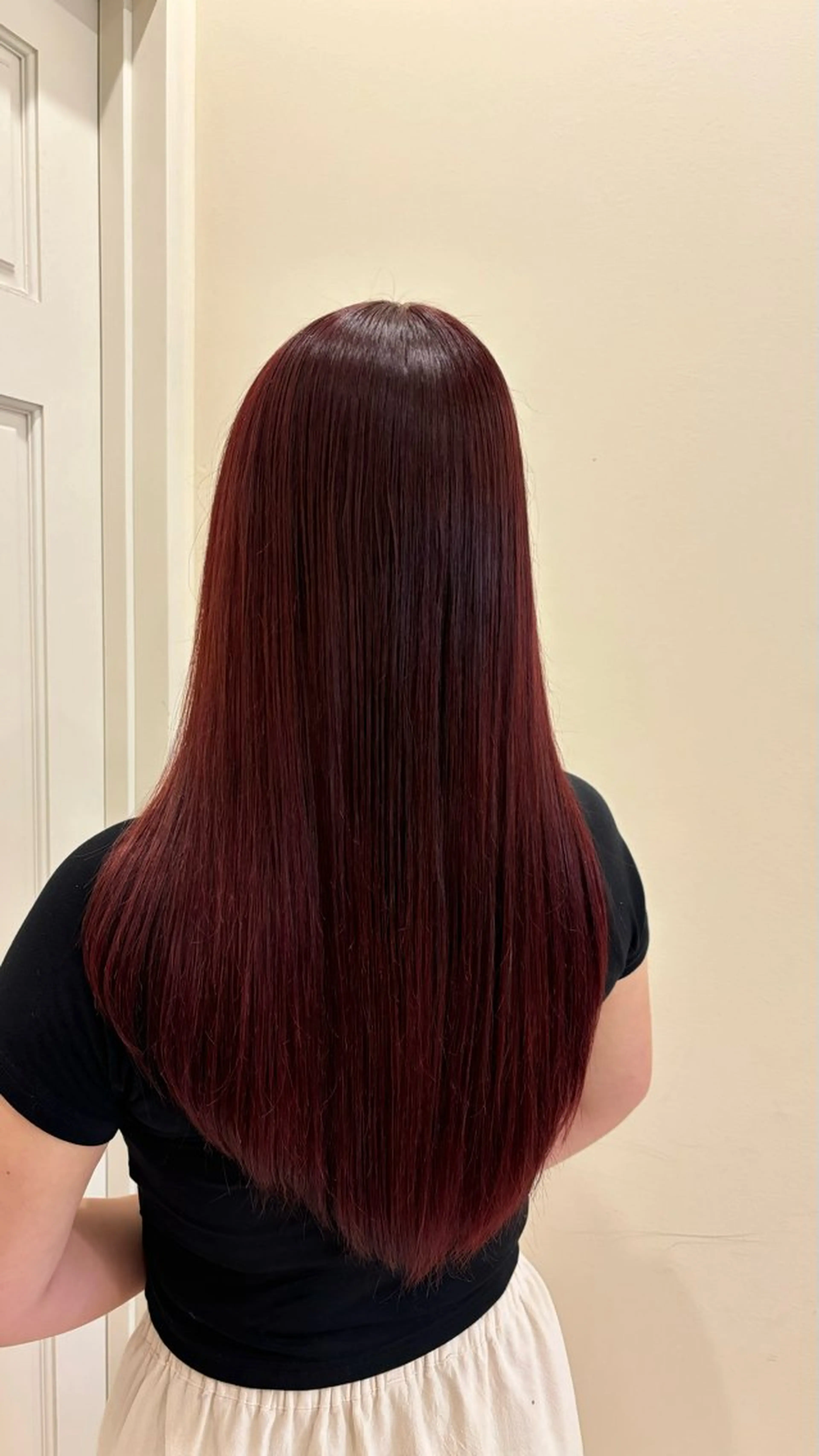 ロング ヘアカラー よこやま なぎさのヘアスタイル