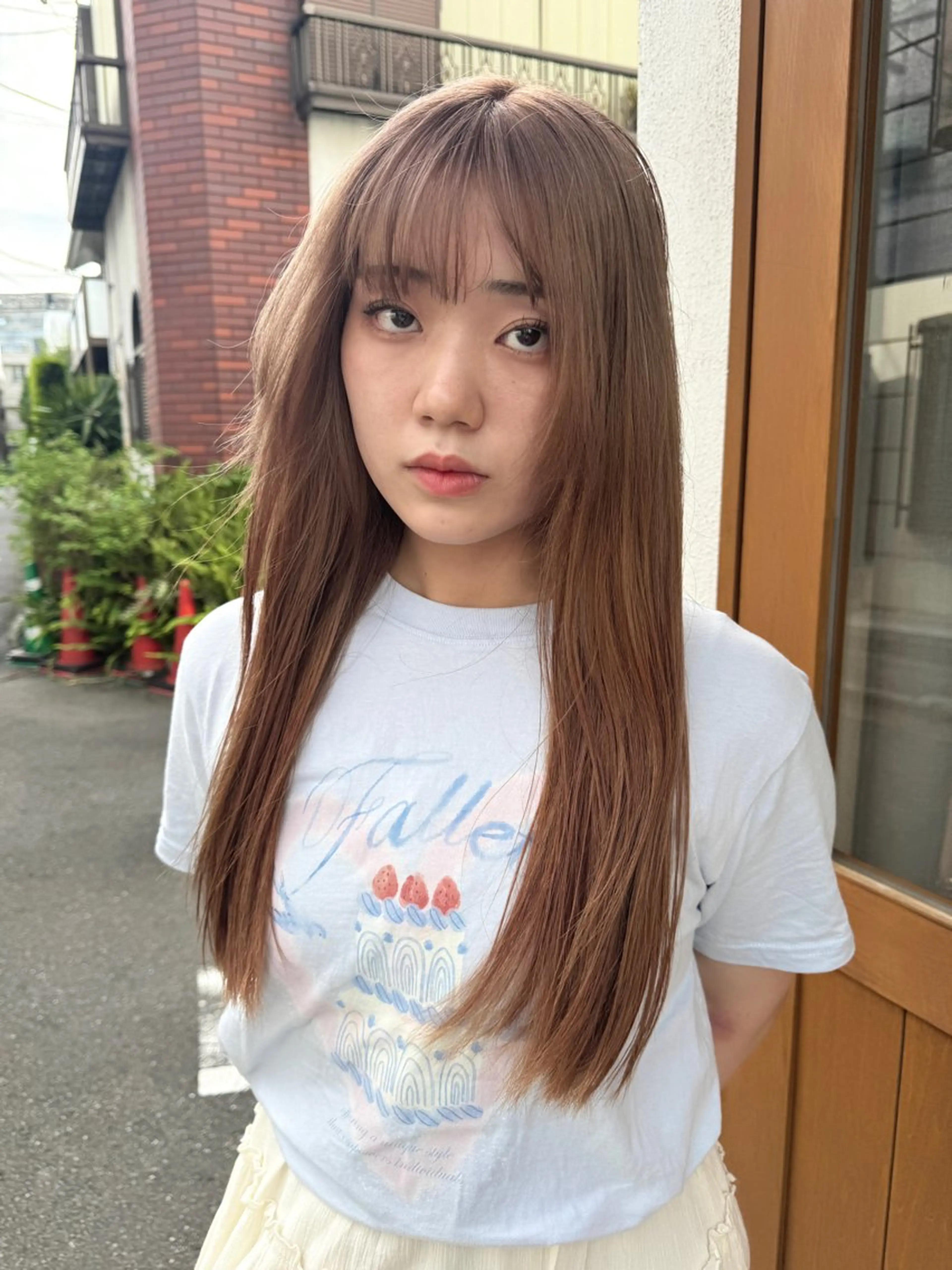 💎1日2名限定💎ブリーチなし透明感ダブルカラー＋クイックトリートメントの写真