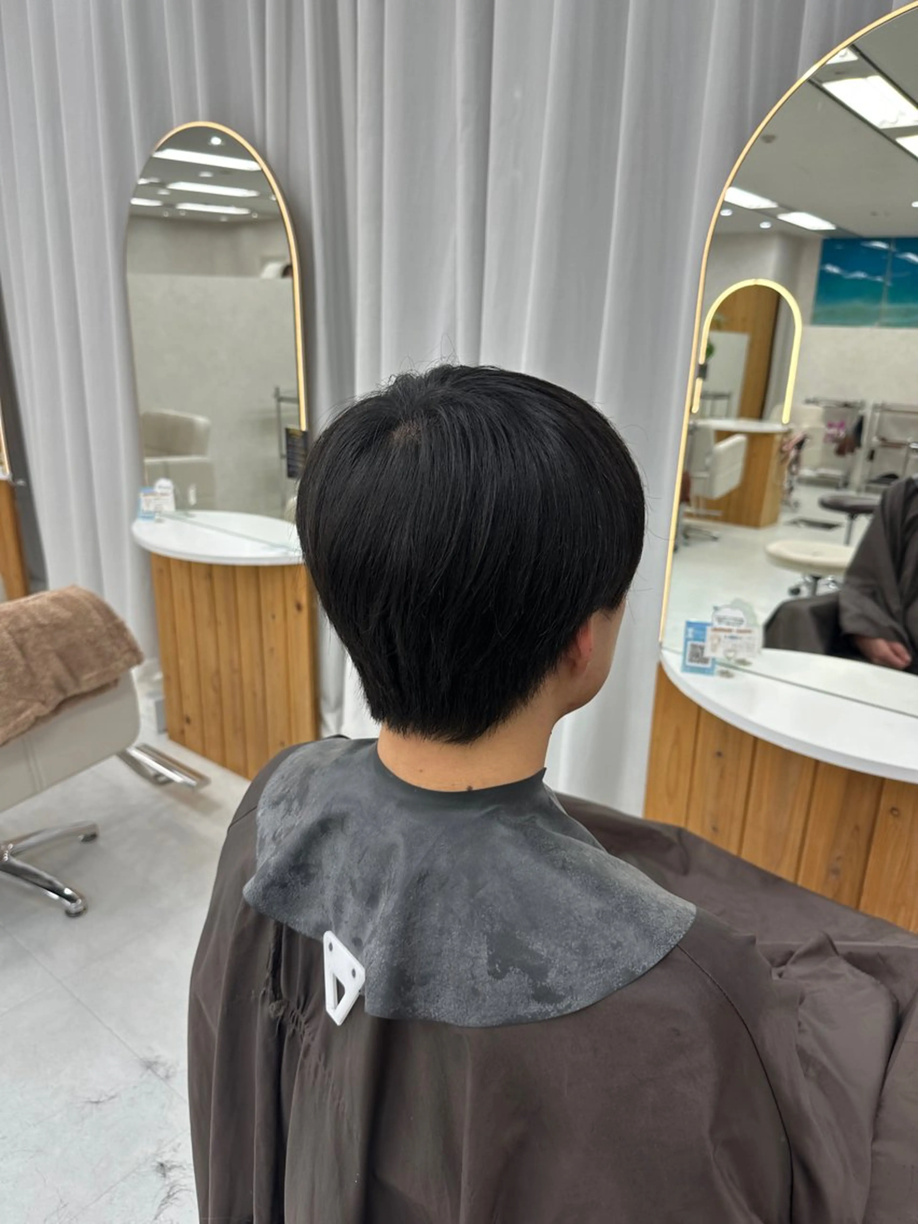 ショート メンズ 刈り上げ カット 大場 賀句のヘアスタイル