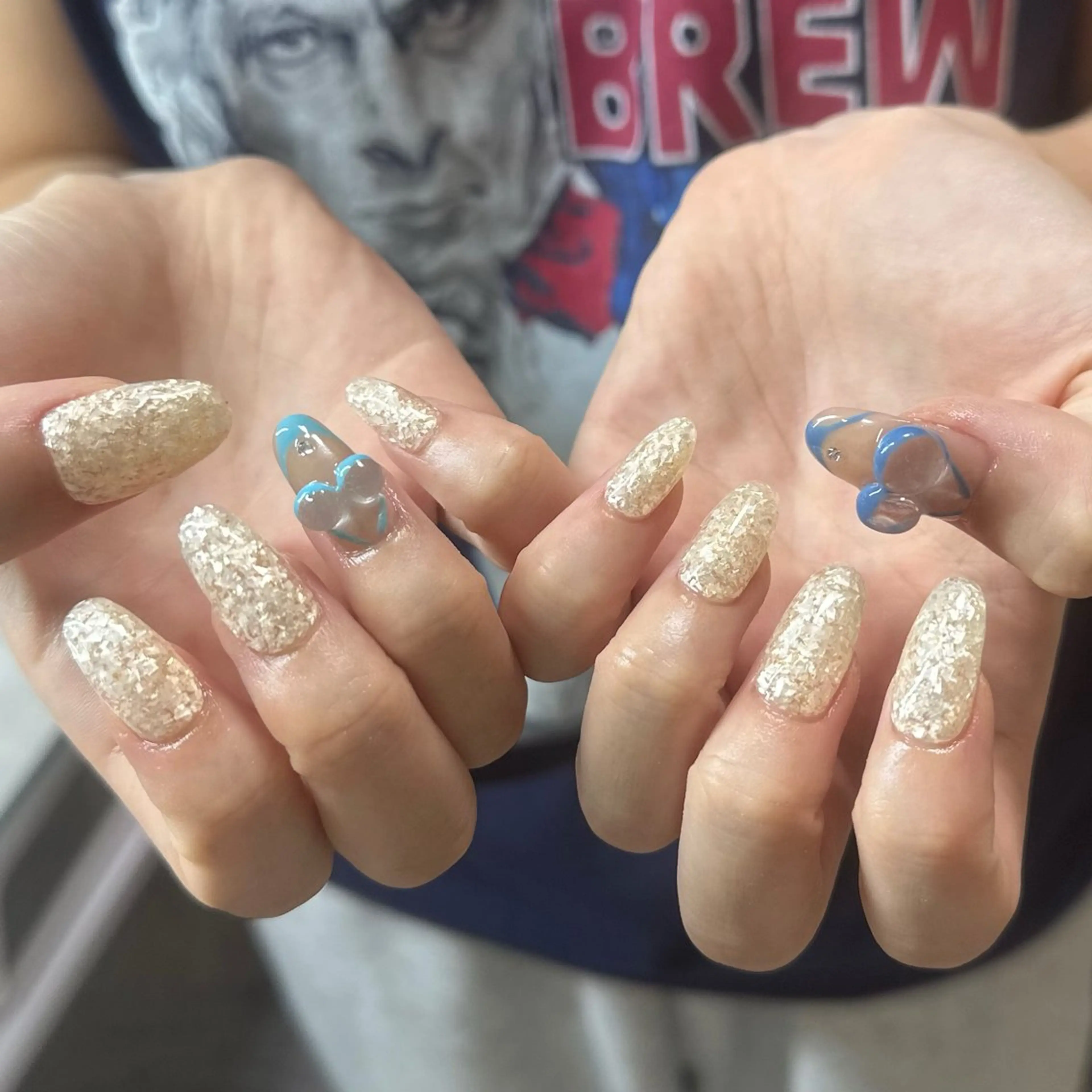 ネイル アートネイル 夏ネイル ハンドネイル M' nailのネイルデザイン