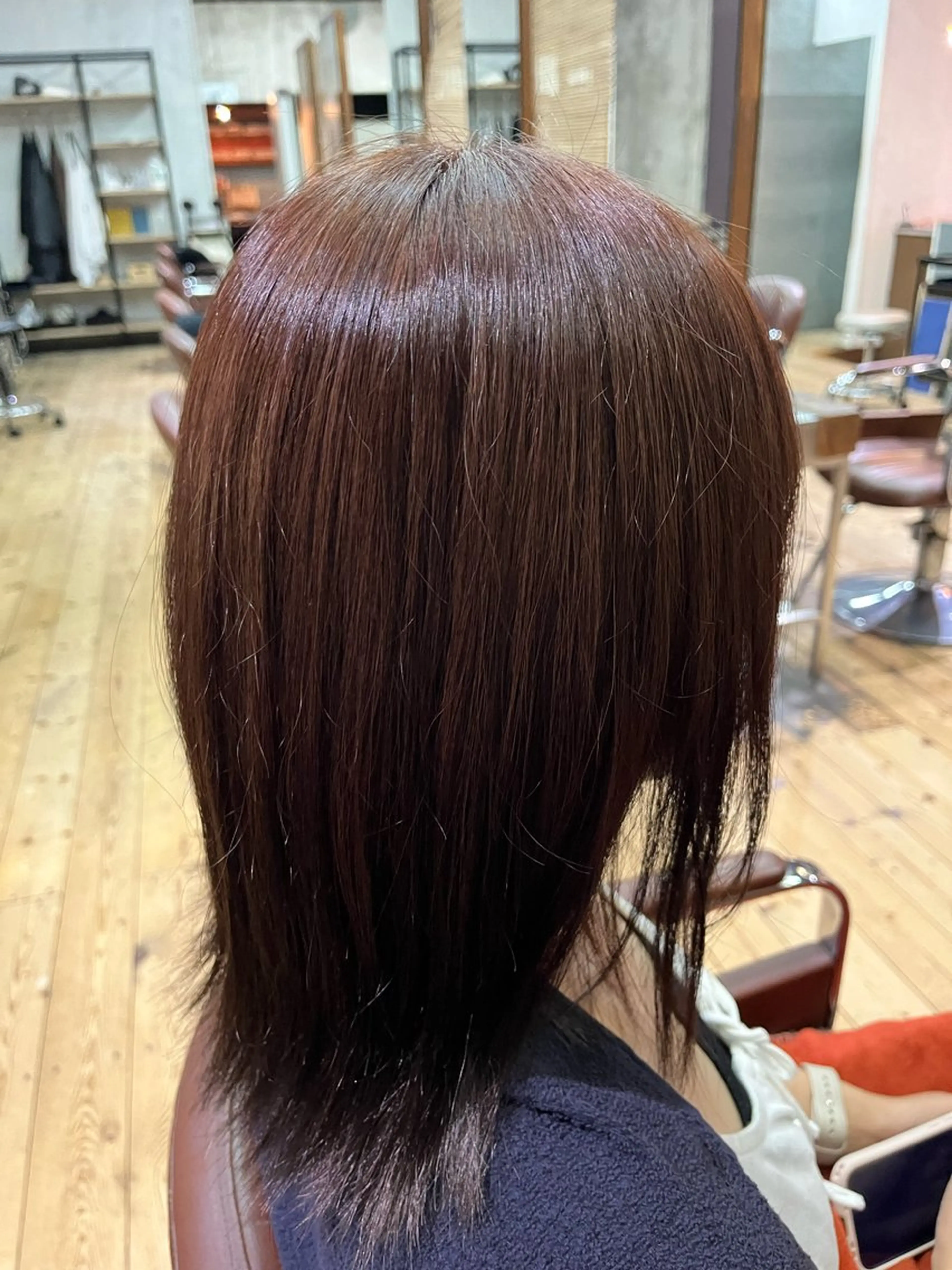 ミディアム ヘアカラー グレージュカラー✨ 中嶋 遥希のヘアスタイル