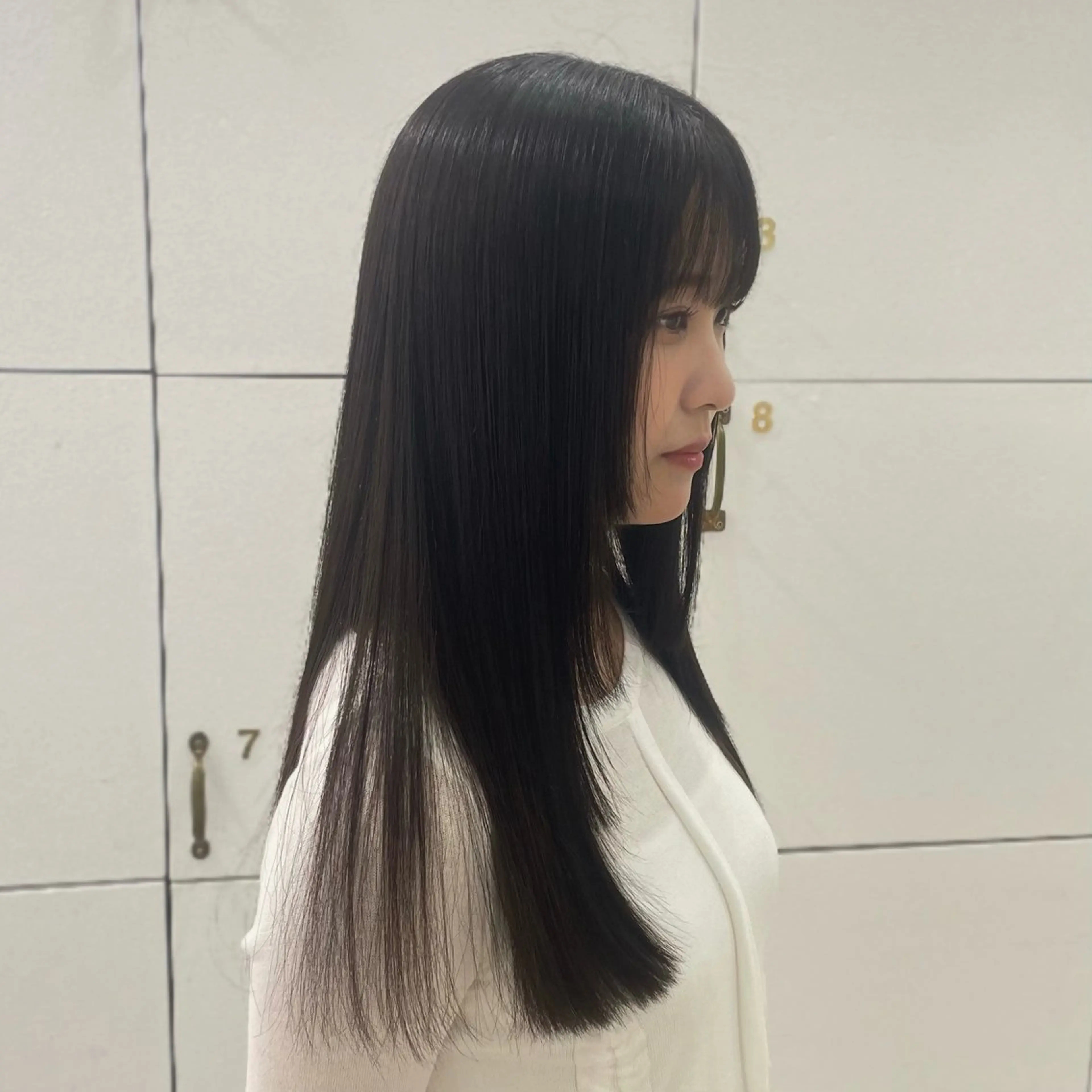 セミロング カラー lufeli所属・🫧あやね/カットモ デル/仙台美容室🫧のヘアスタイル