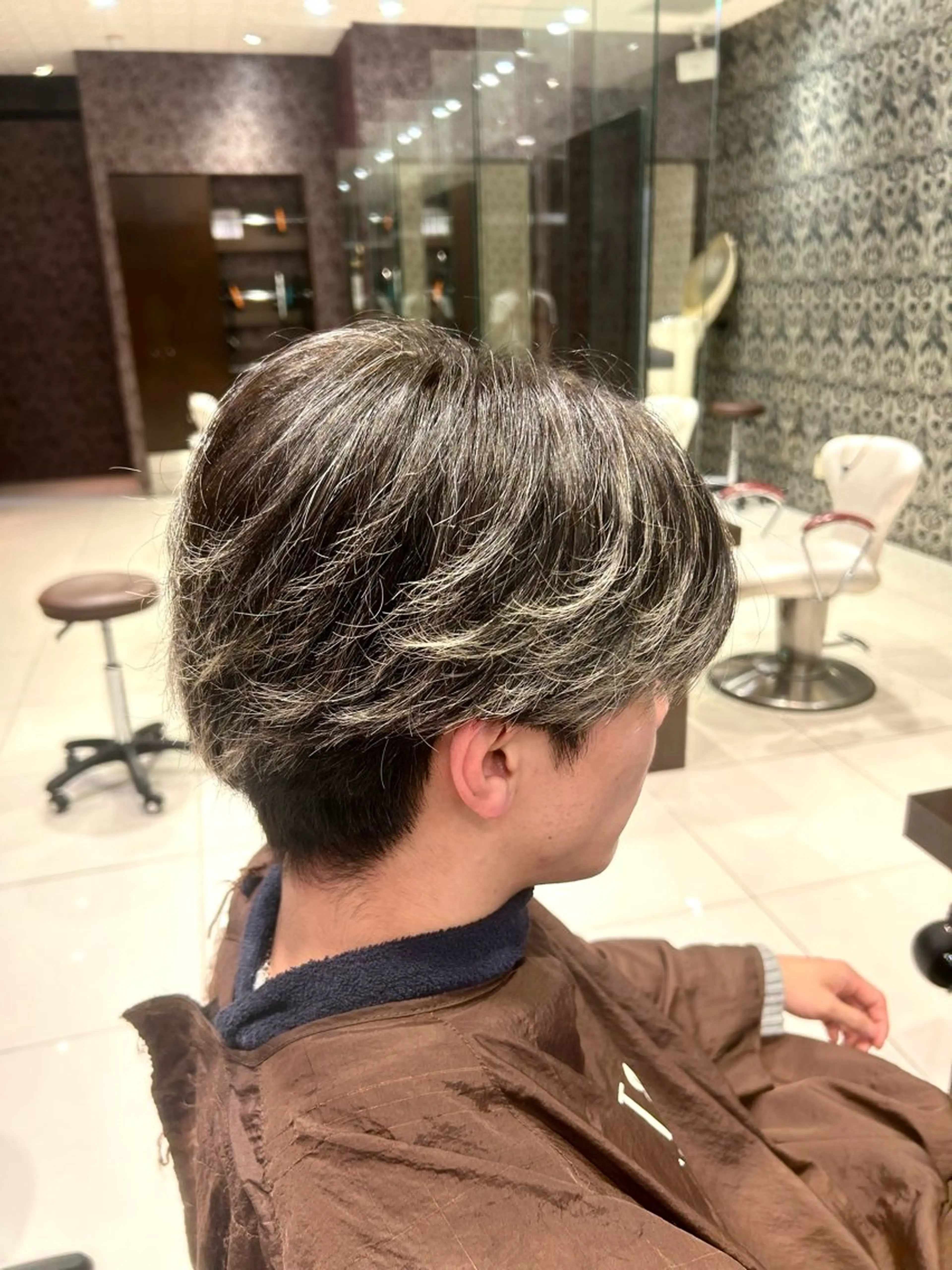 カラー メンズ 北條 一真のヘアスタイル