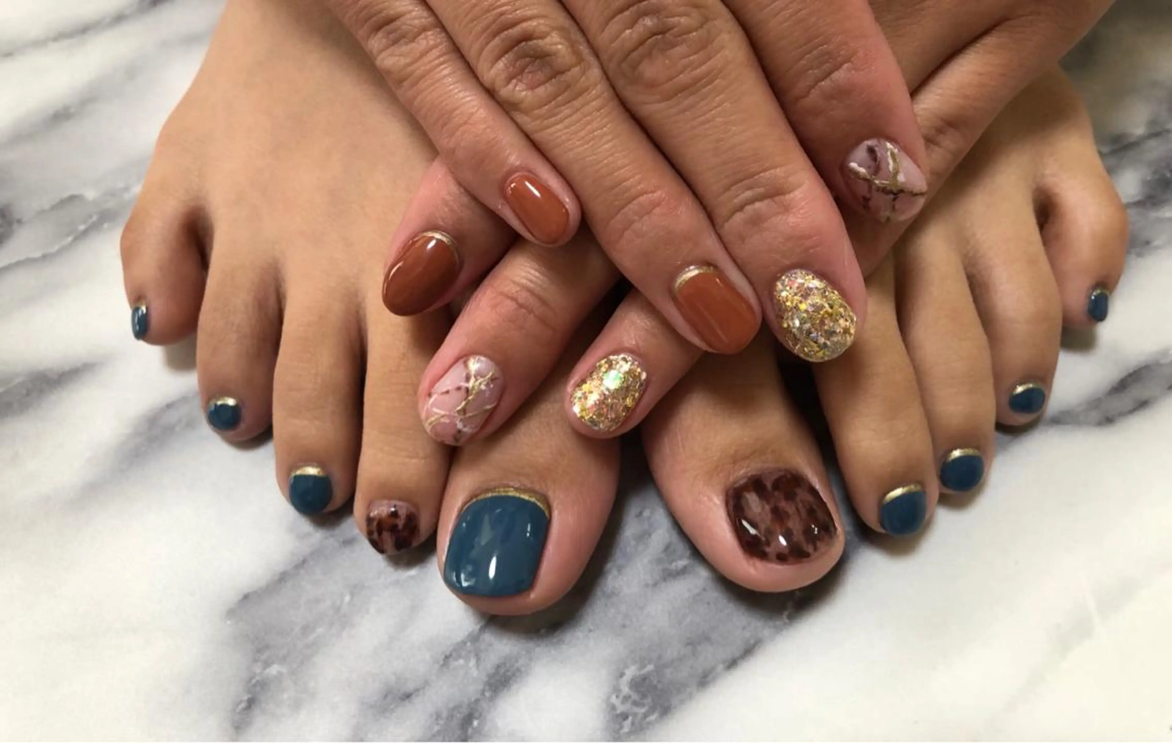 ネイル フットネイル ND  NAIL Ayakaのネイルデザイン