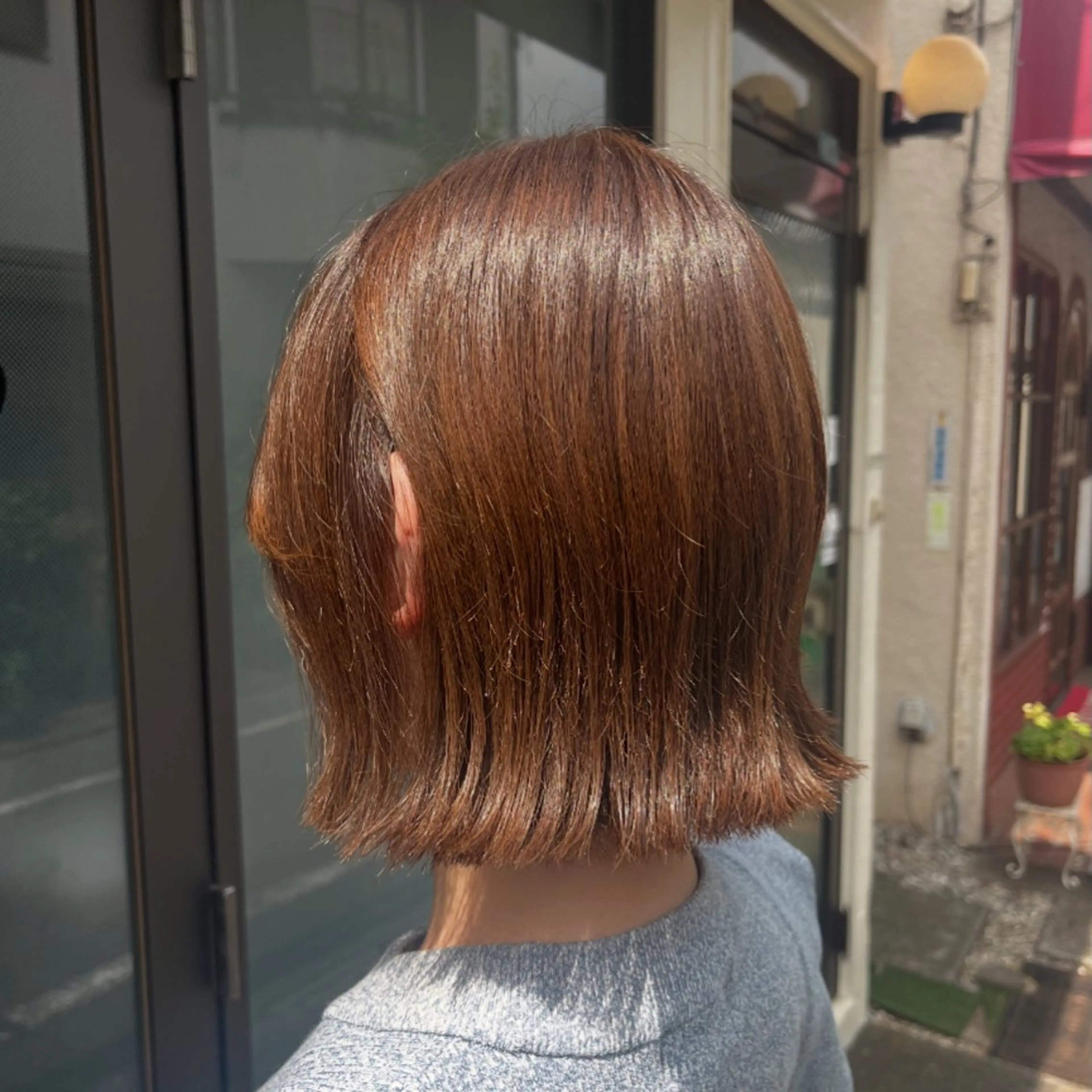 ショート 切りっぱなしボブ ショートボブ ボブ ショートヘア 外ハネヘア カット トリートメント Hair salon mutto所属・似合わせスタイル 🌹mao🌹のヘアスタイル