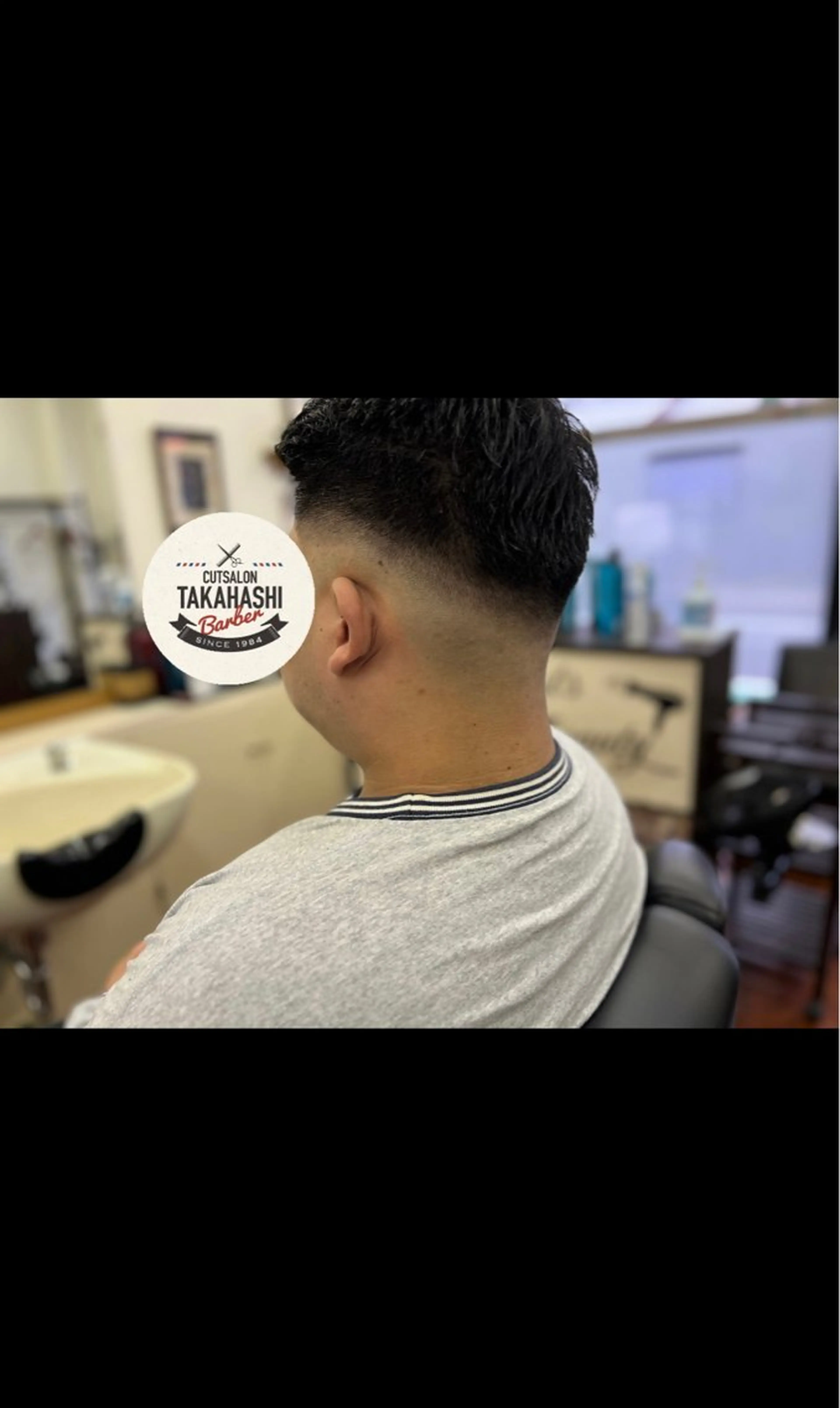 ショート メンズ フェードカット 髙橋 英貴のヘアスタイル