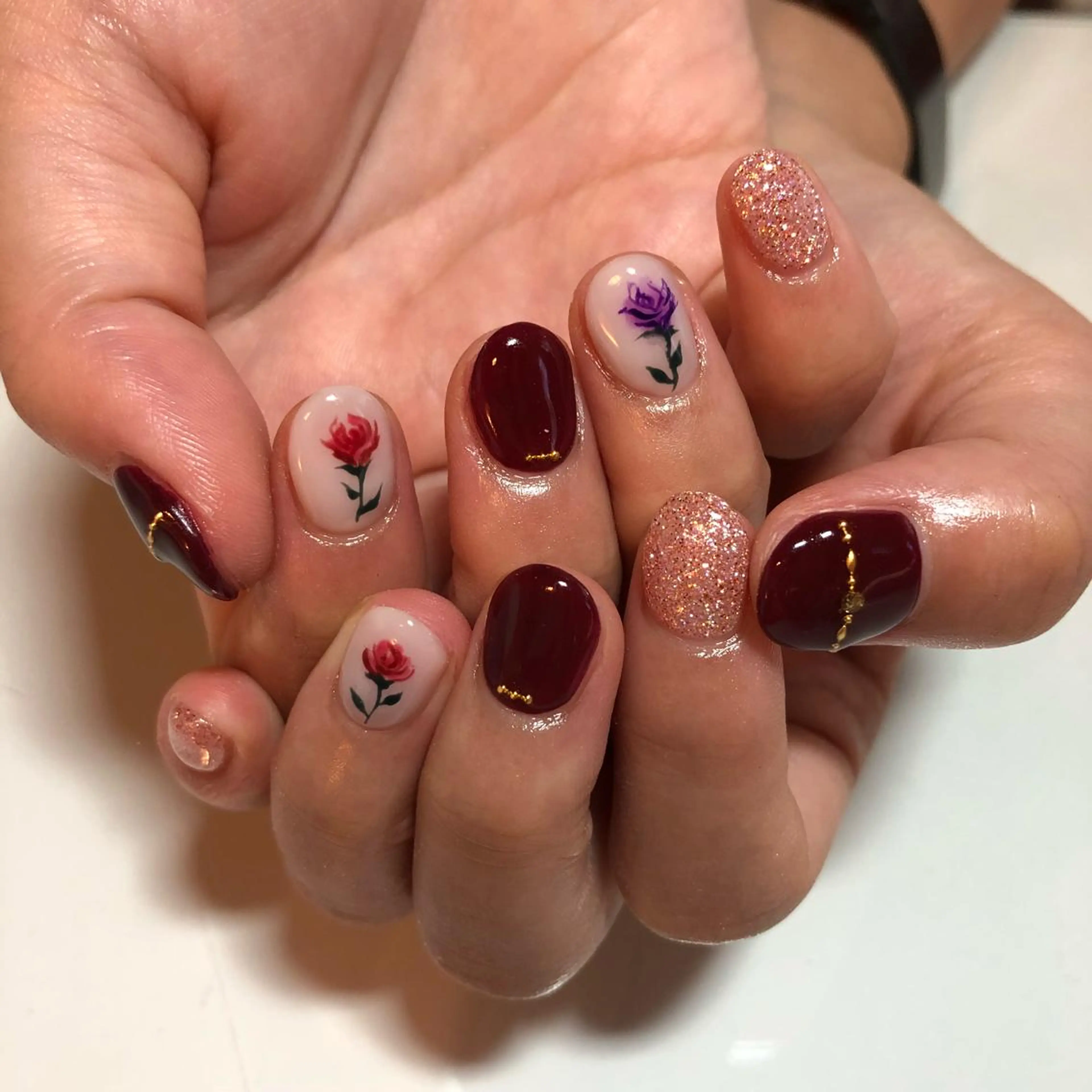 ネイル ニュアンスネイル g-up nail所属・米田 律子のネイルデザイン
