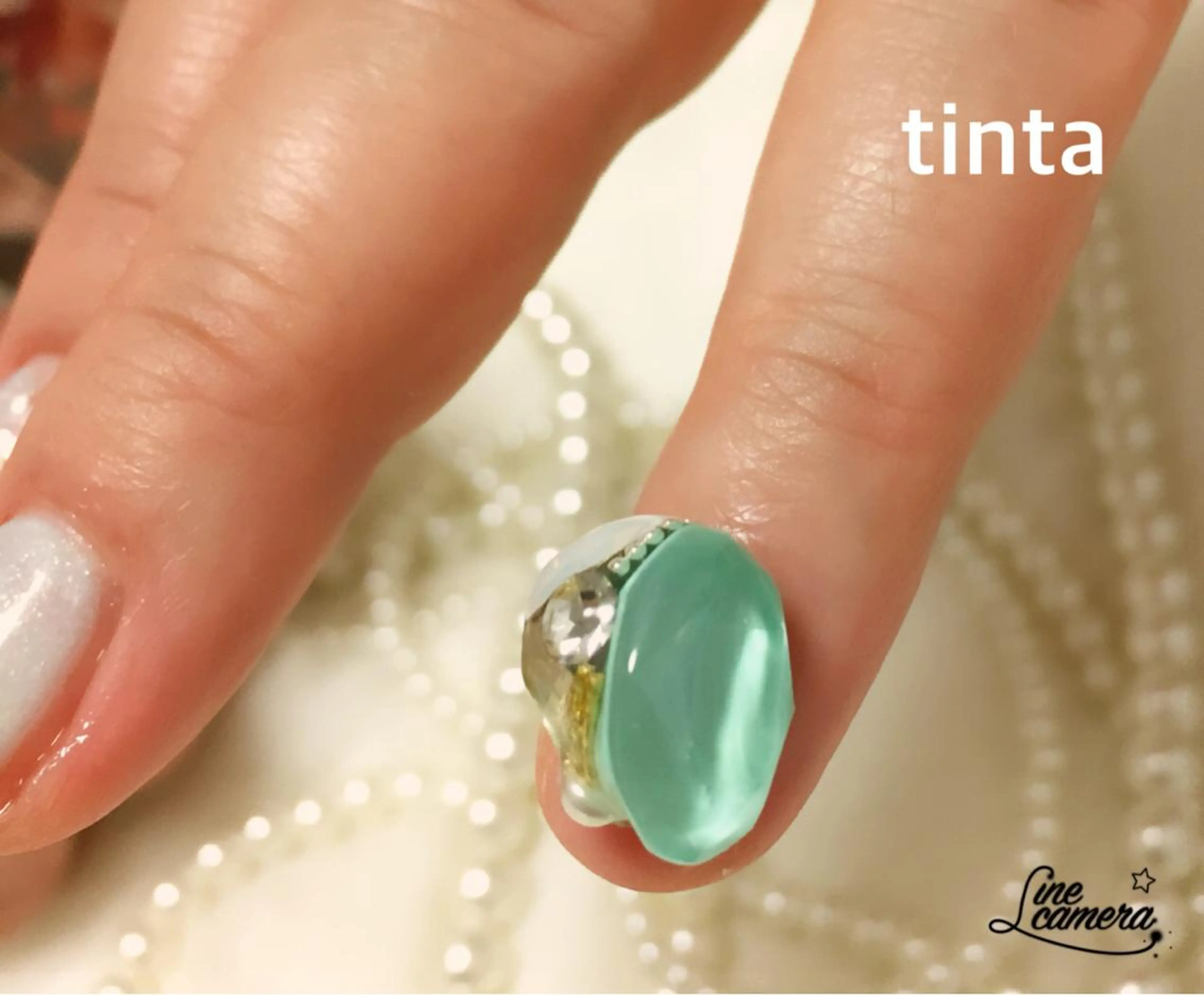 ネイル キラキラネイル ネイルサロン ティンタ所属・馬場 典子のネイルデザイン