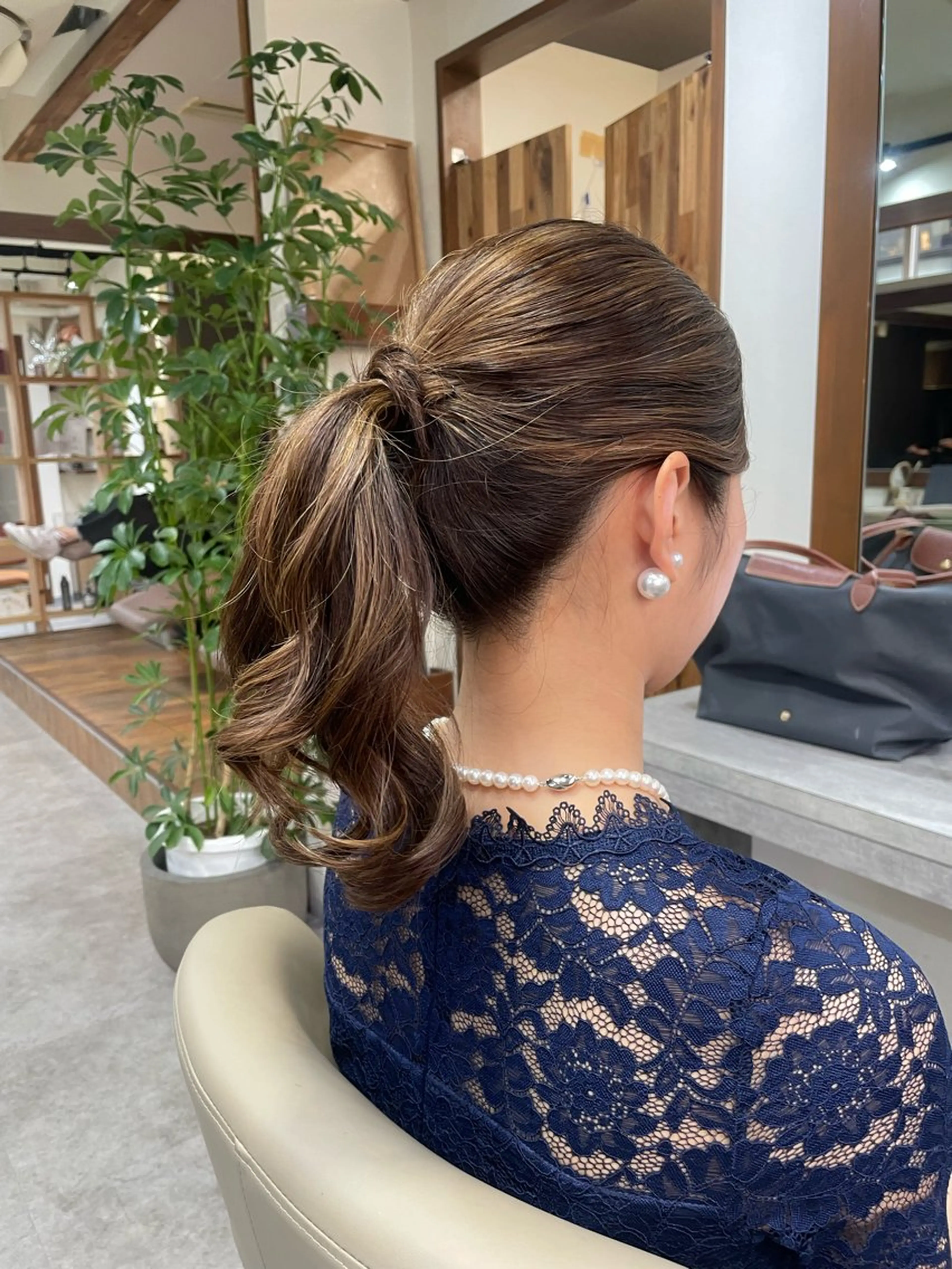 ロング ヘアセット 韓国風パーマ/ヘア セット/店長みづきのヘアスタイル