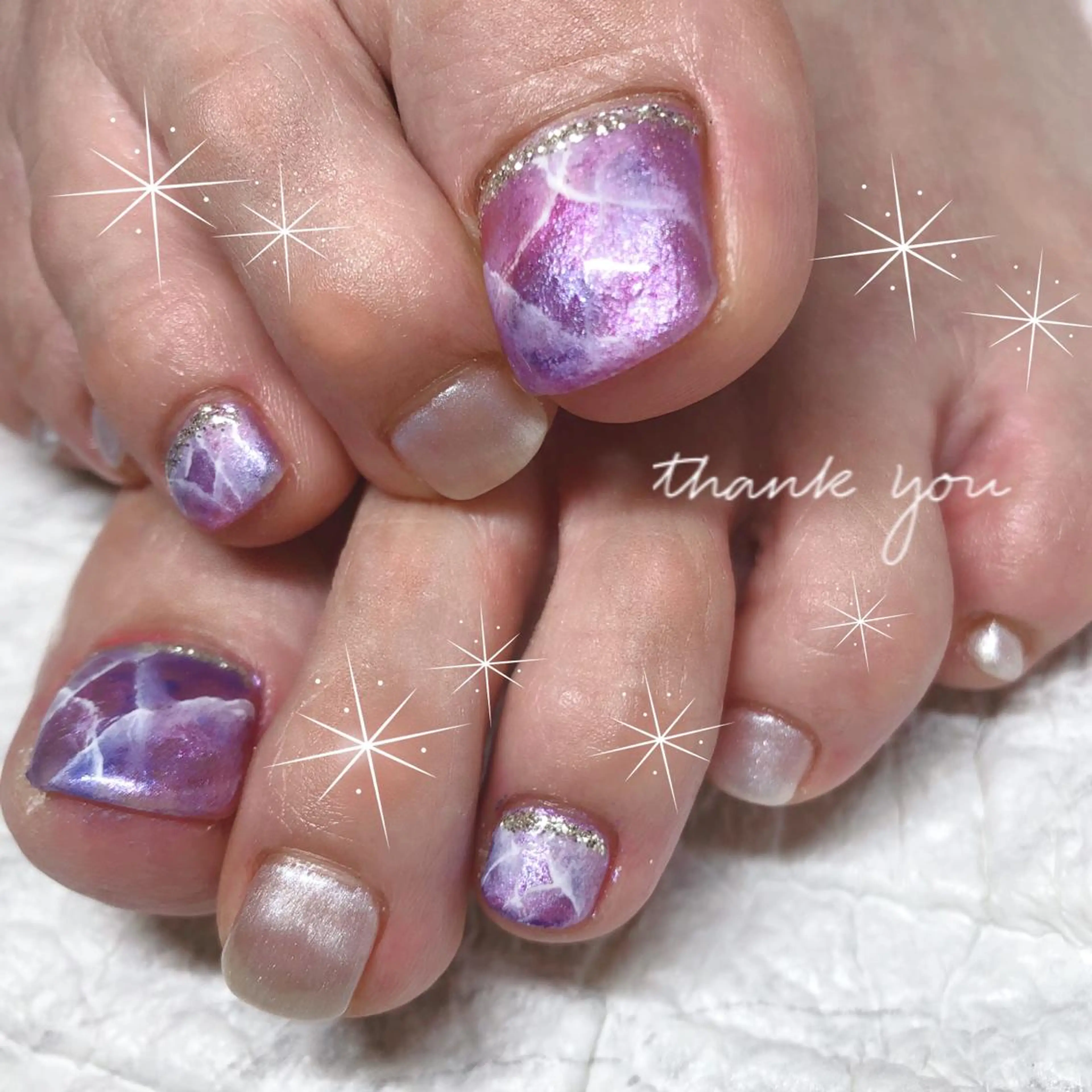 ネイル フットネイル ニュアンスネイル Sand by muoのネイルデザイン