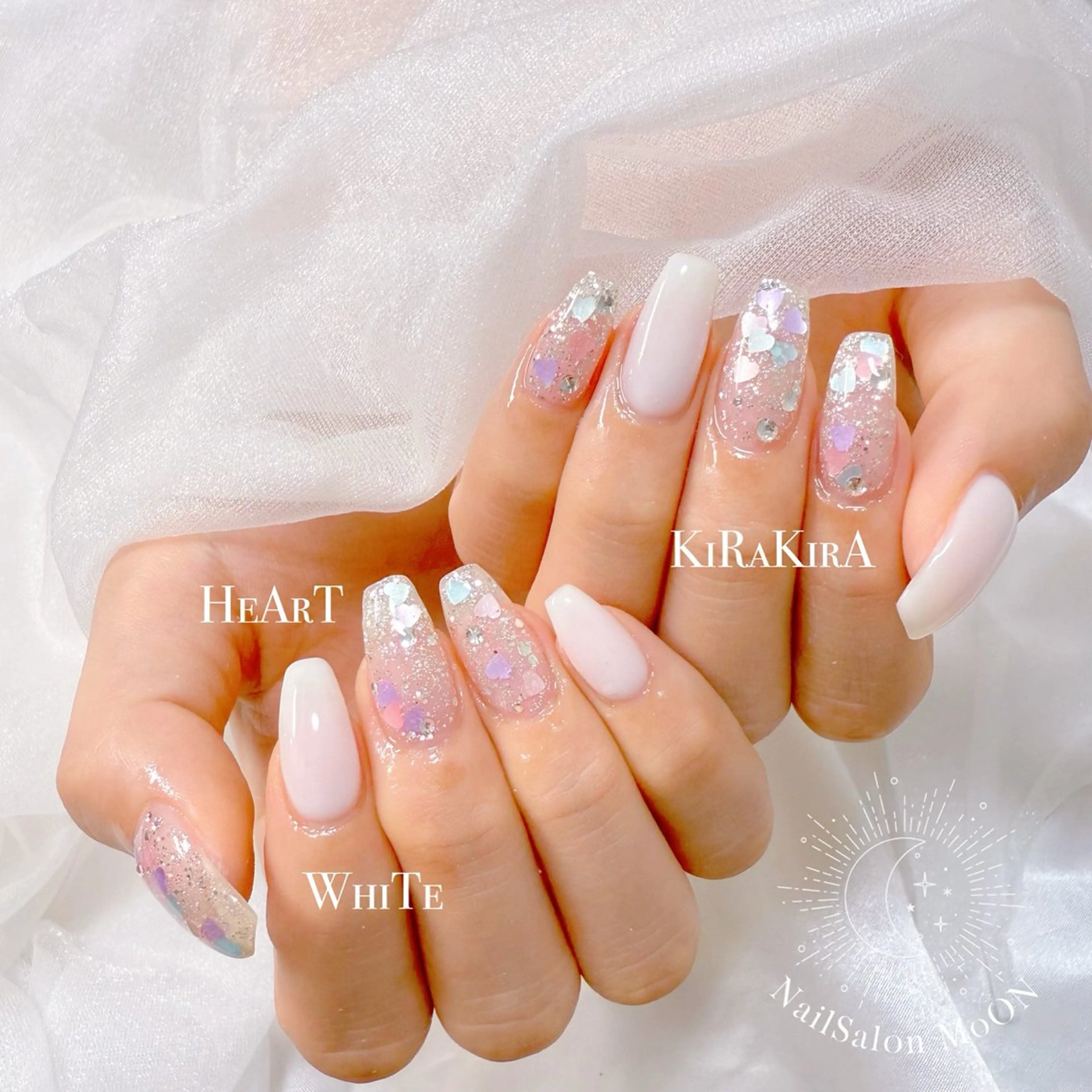 ネイル ハンドネイル ハンドケア MoON...❤︎ MeGuのネイルデザイン