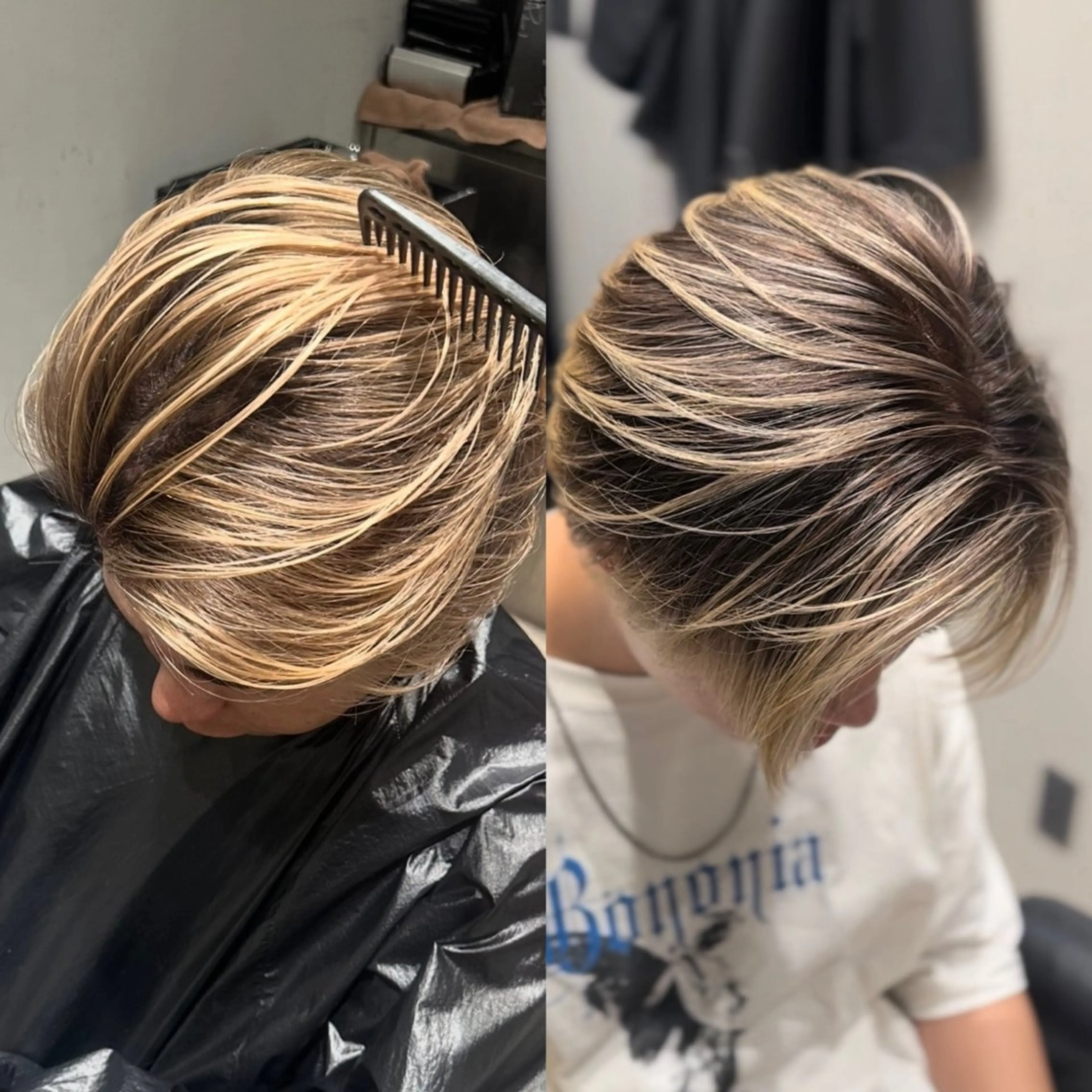 カラー メンズ カット ヘアカラー メンズバレイヤージュ /町田/木村悠月のヘアスタイル