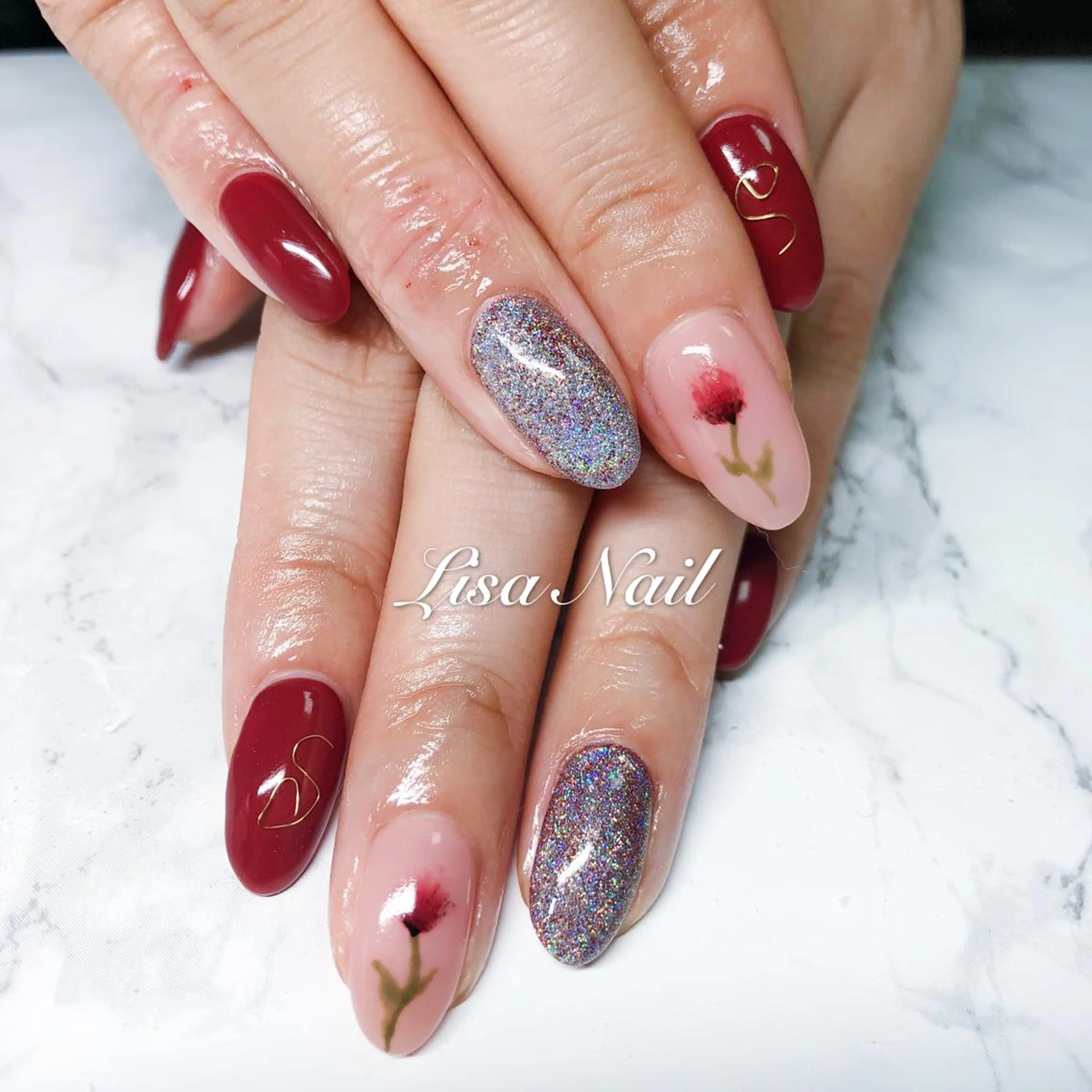 ネイル 🎀 RI🎀のネイルデザイン