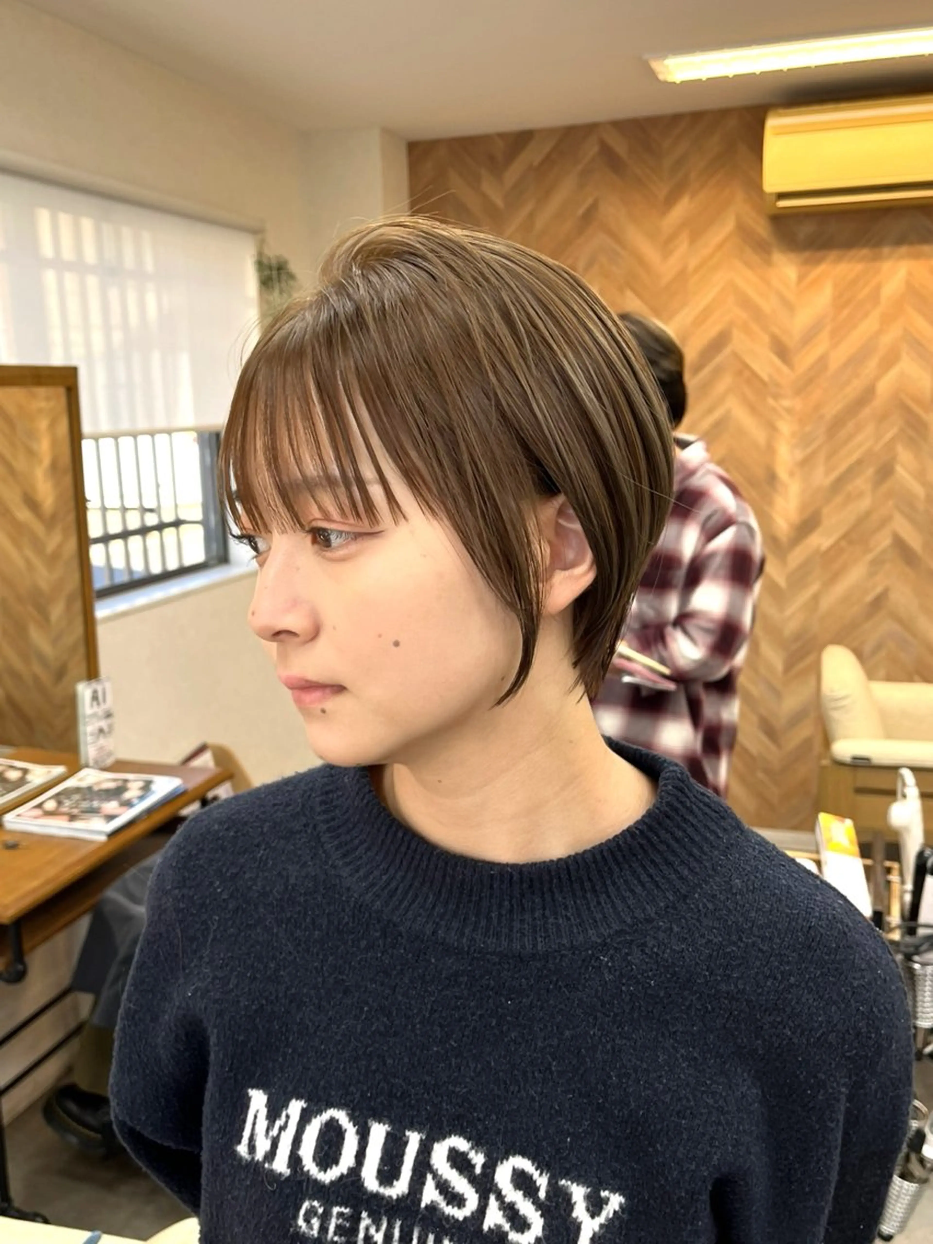 ショート ショートヘア カット トリートメント Ring  by Moremuu所属・issy/ハイライト ハイトーン／レイヤーのヘアスタイル