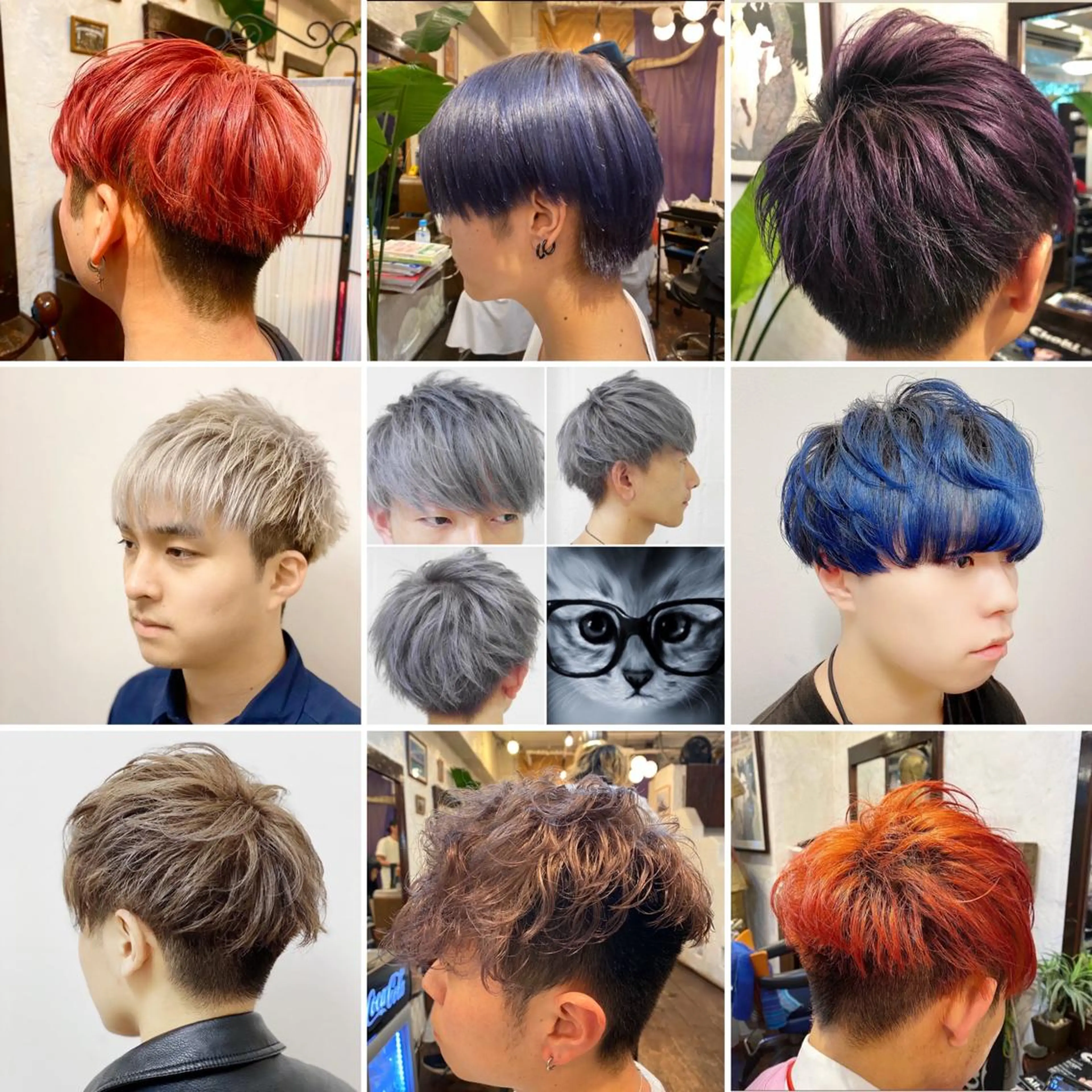 カラー メンズ "PEPPU "所属・🌈推し色派手髪 ハイトーンShinのヘアスタイル