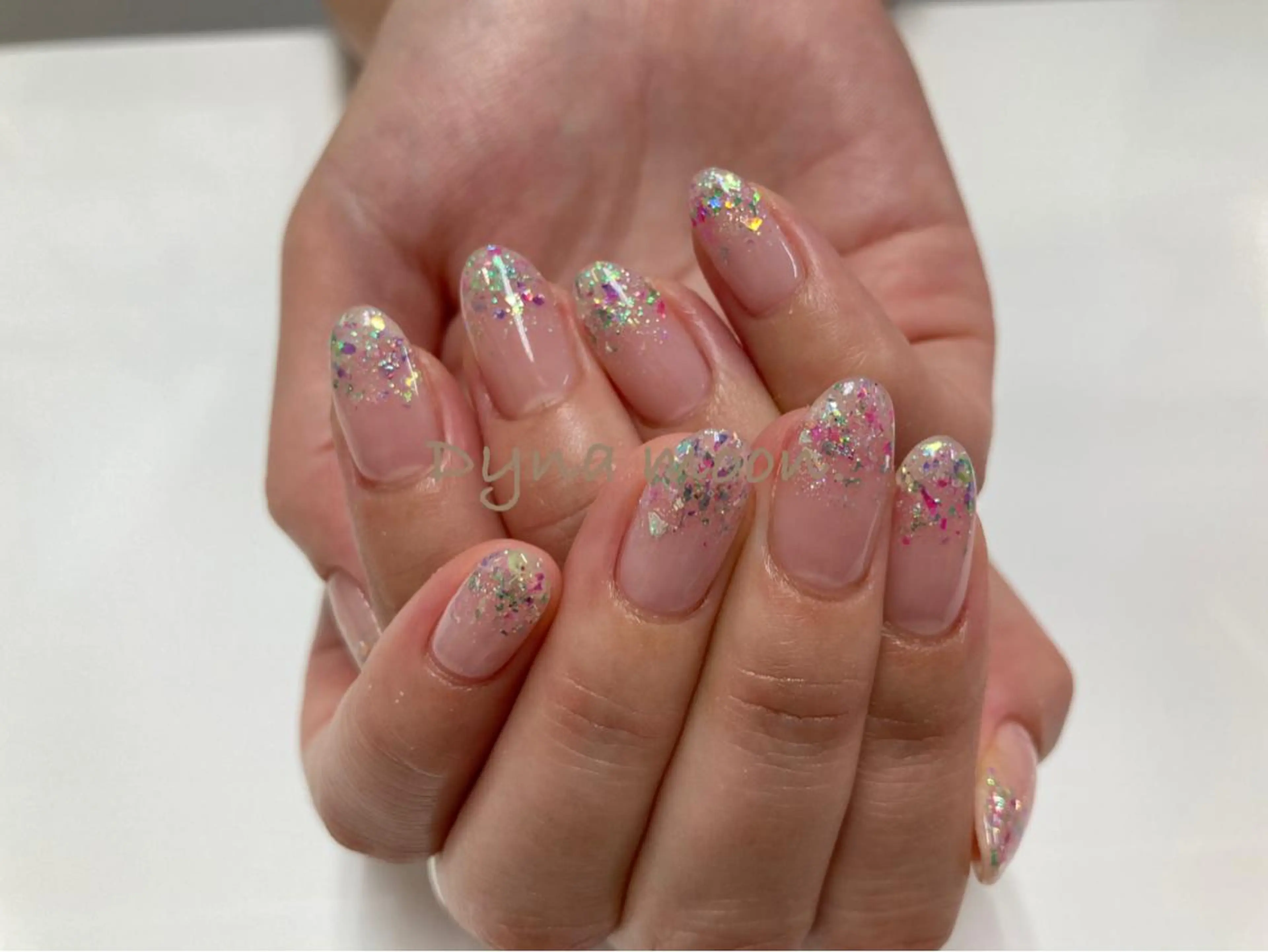 ネイル ラメ(グリッター) Dyna moon.のネイルデザイン