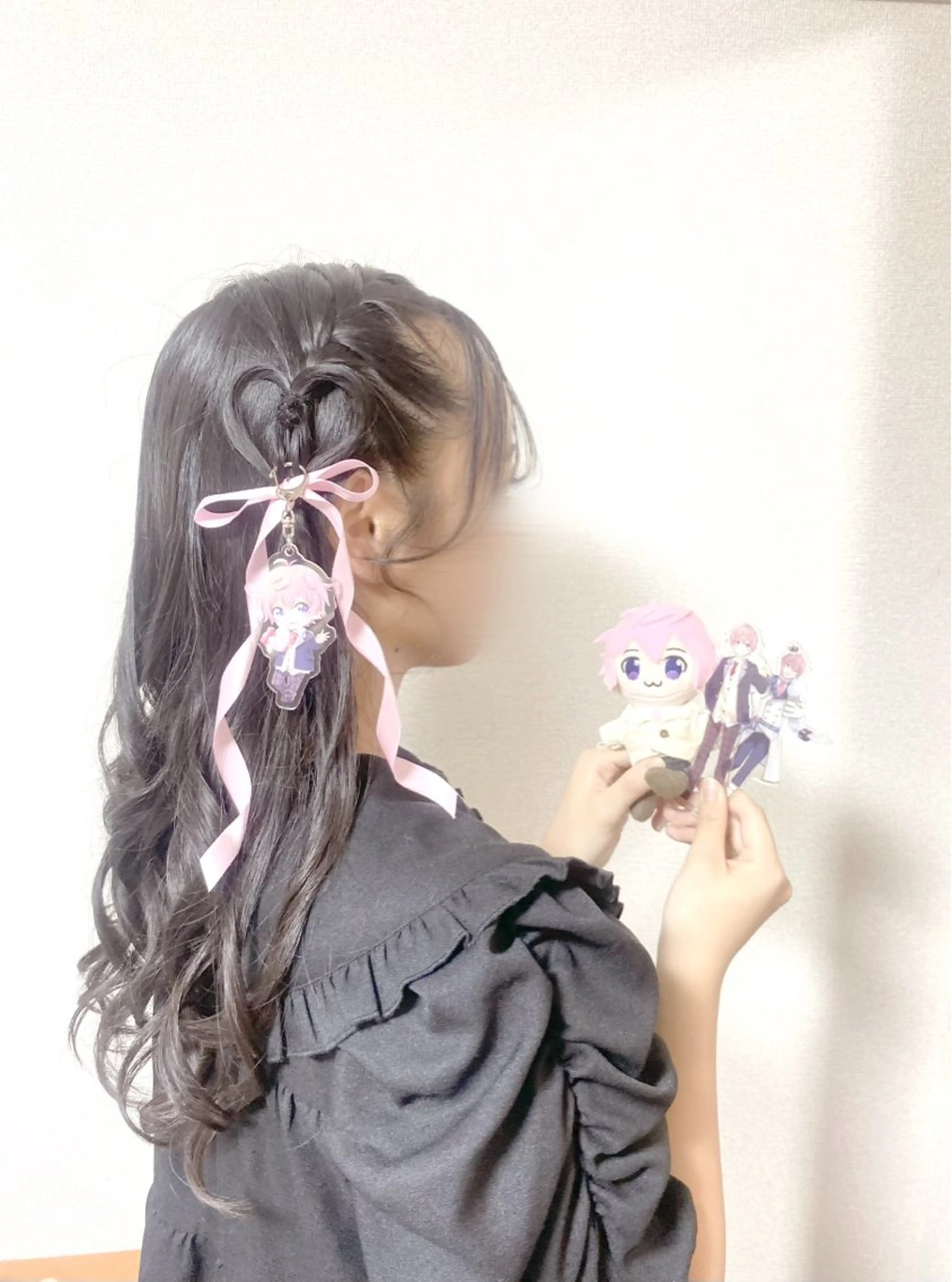 ロング ヘアアレンジ 推し活/韓国/ブリー チカラーminamiのヘアスタイル