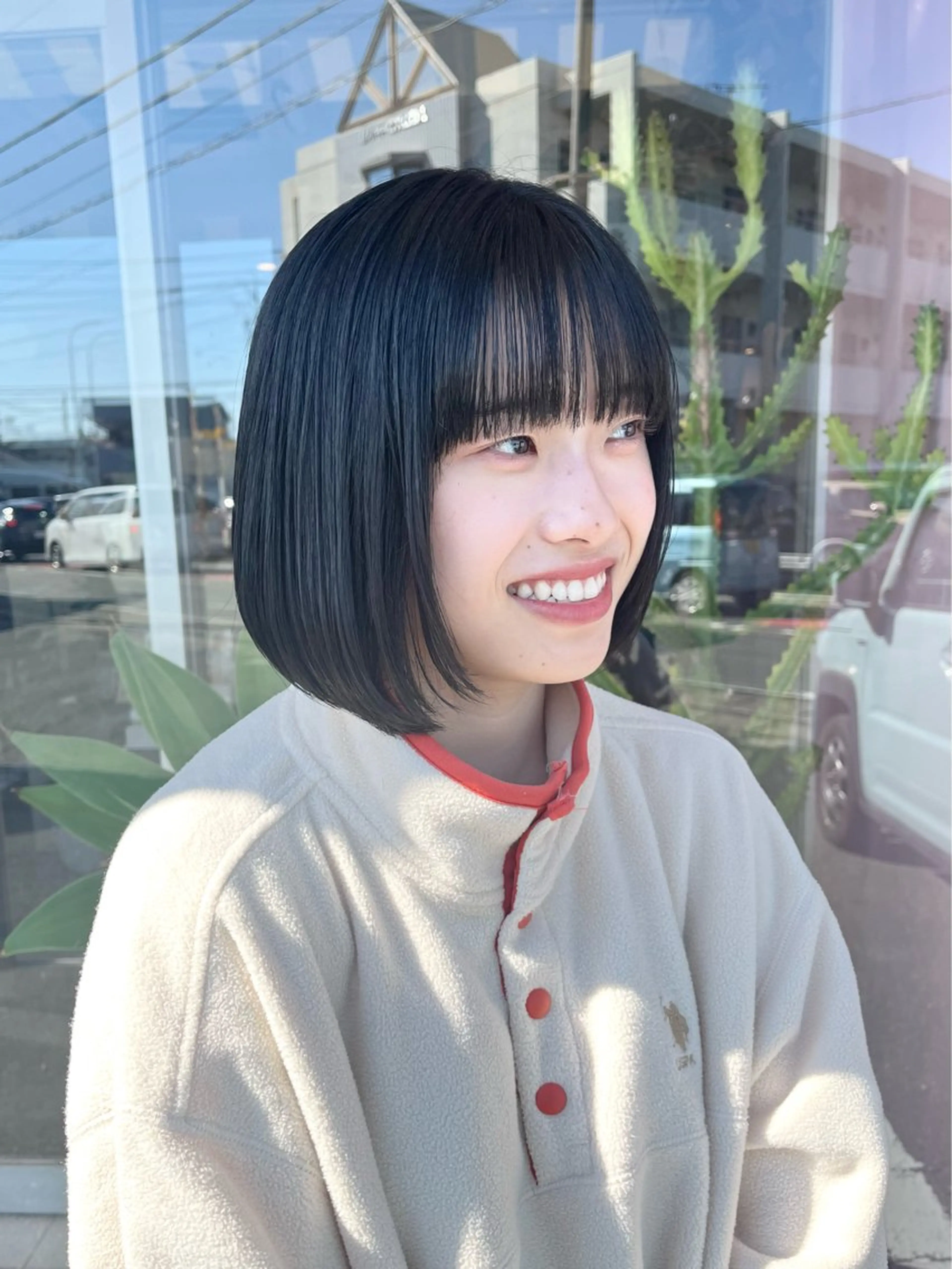 ショート フルールドソレイユ所属・♡ナナコ♡ レイヤー/艶髪のヘアスタイル