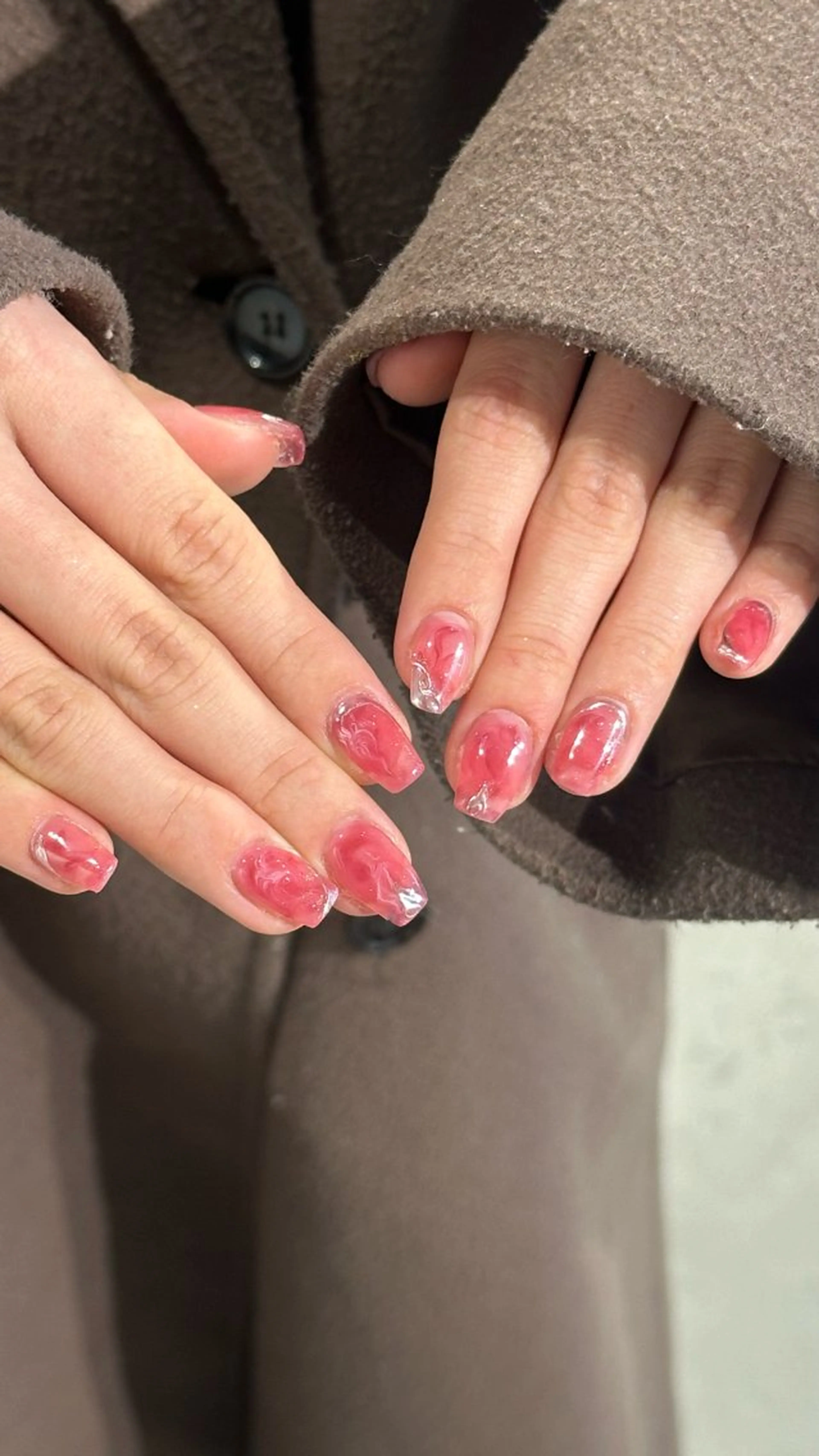 ネイル ハンドネイル 🎀韓国レイヤー特化 🎀ベージュ/ミクのヘアスタイル