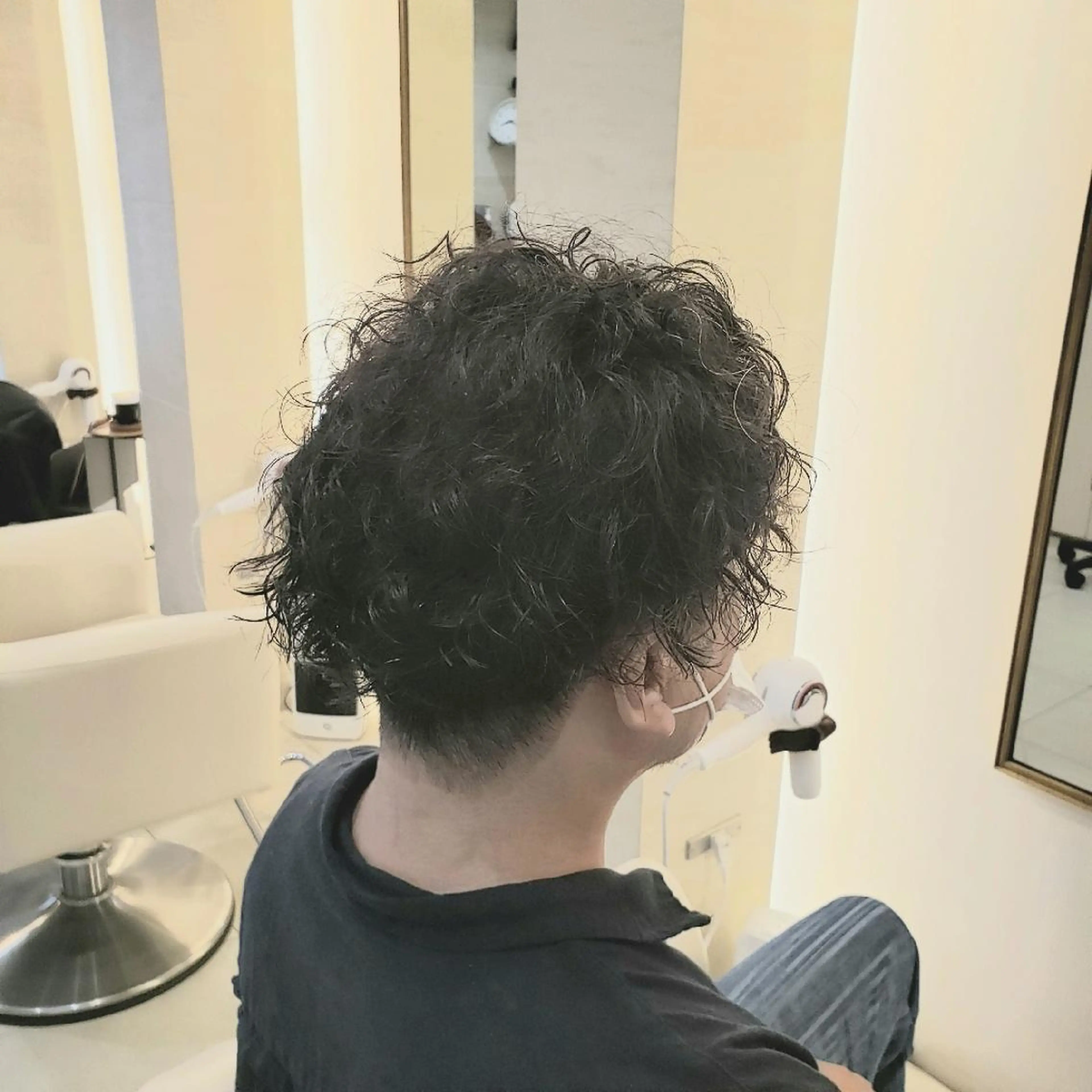 パーマ メンズ メンズパーマ ツーブロック スパイラルパーマ カット パーマ B-Market所属・タカギ ヨウコのヘアスタイル