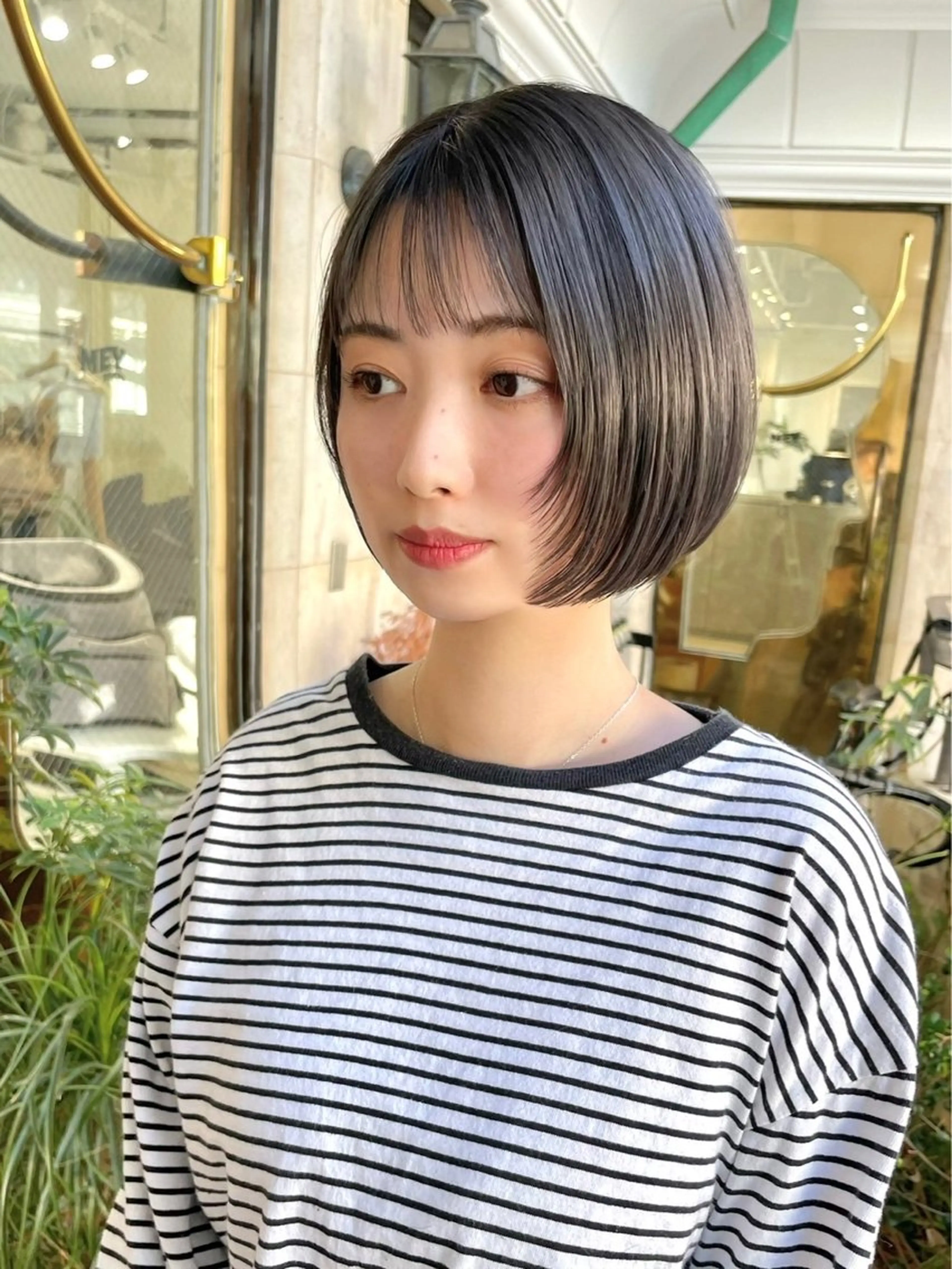 ミディアム ハイライト 髪質改善 縮毛矯正 トリートメント 艶髪/髪質改善/ NATSUKI🍯のヘアスタイル