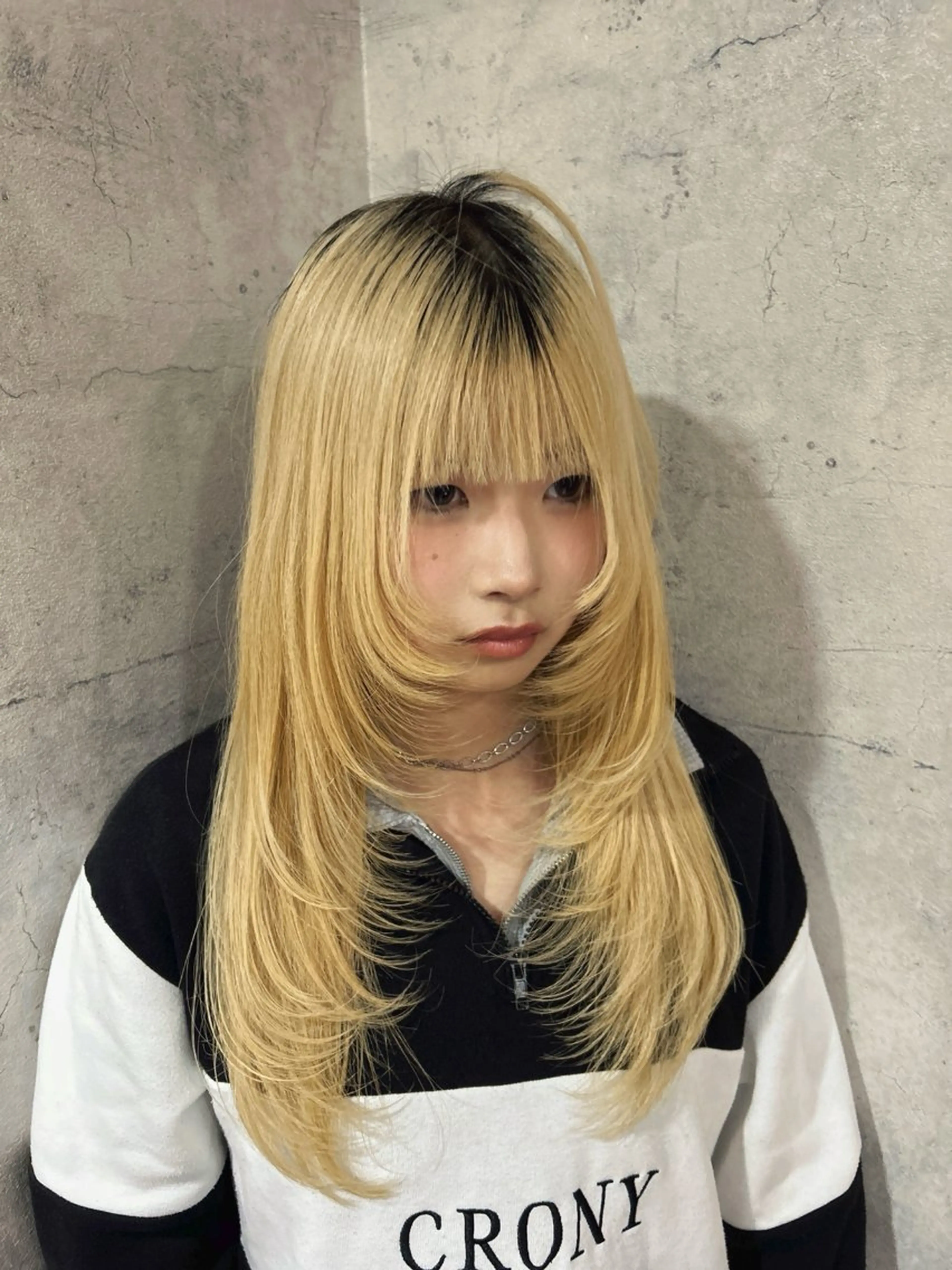 セミロング ブリーチ/アレンジ/ 19歳/新宿/アリルのヘアスタイル