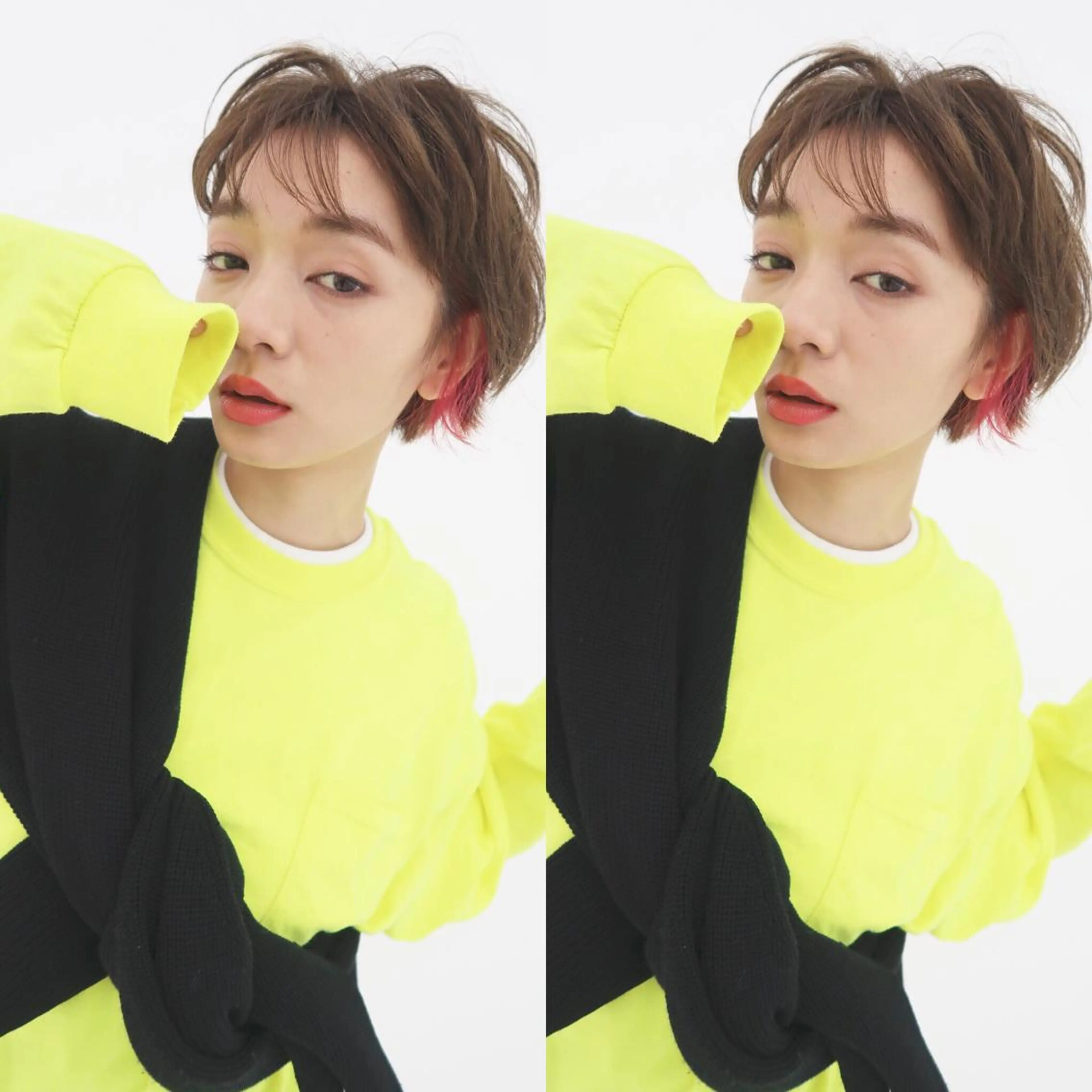 ショート カラー パーマ ショートヘア Memories水天宮前所属・花渕 俊彦のヘアスタイル