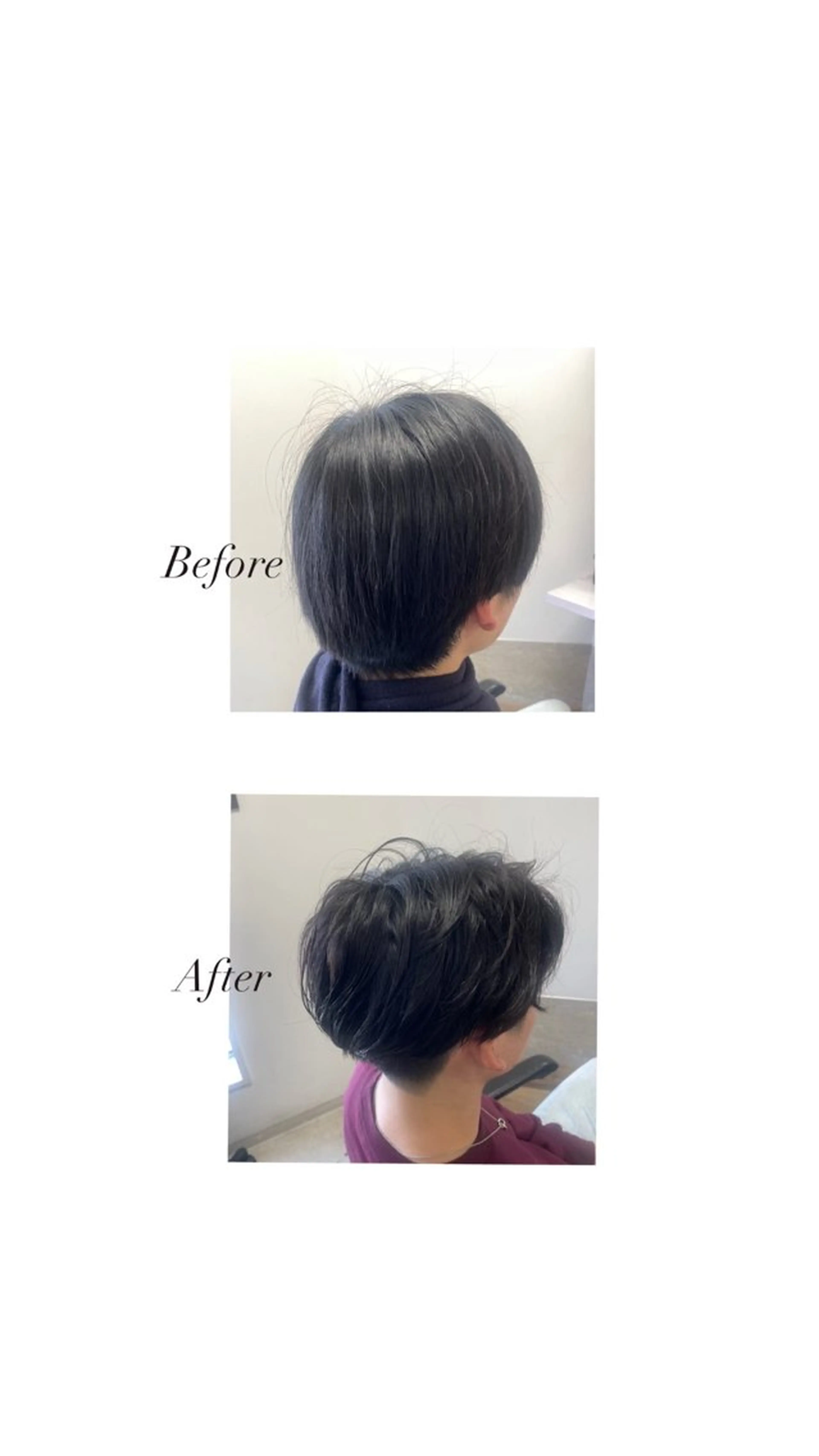 ミディアム カット パーマ Go today shaire salon所属・BLEACH 🟥 PERM 天神🏆のヘアスタイル