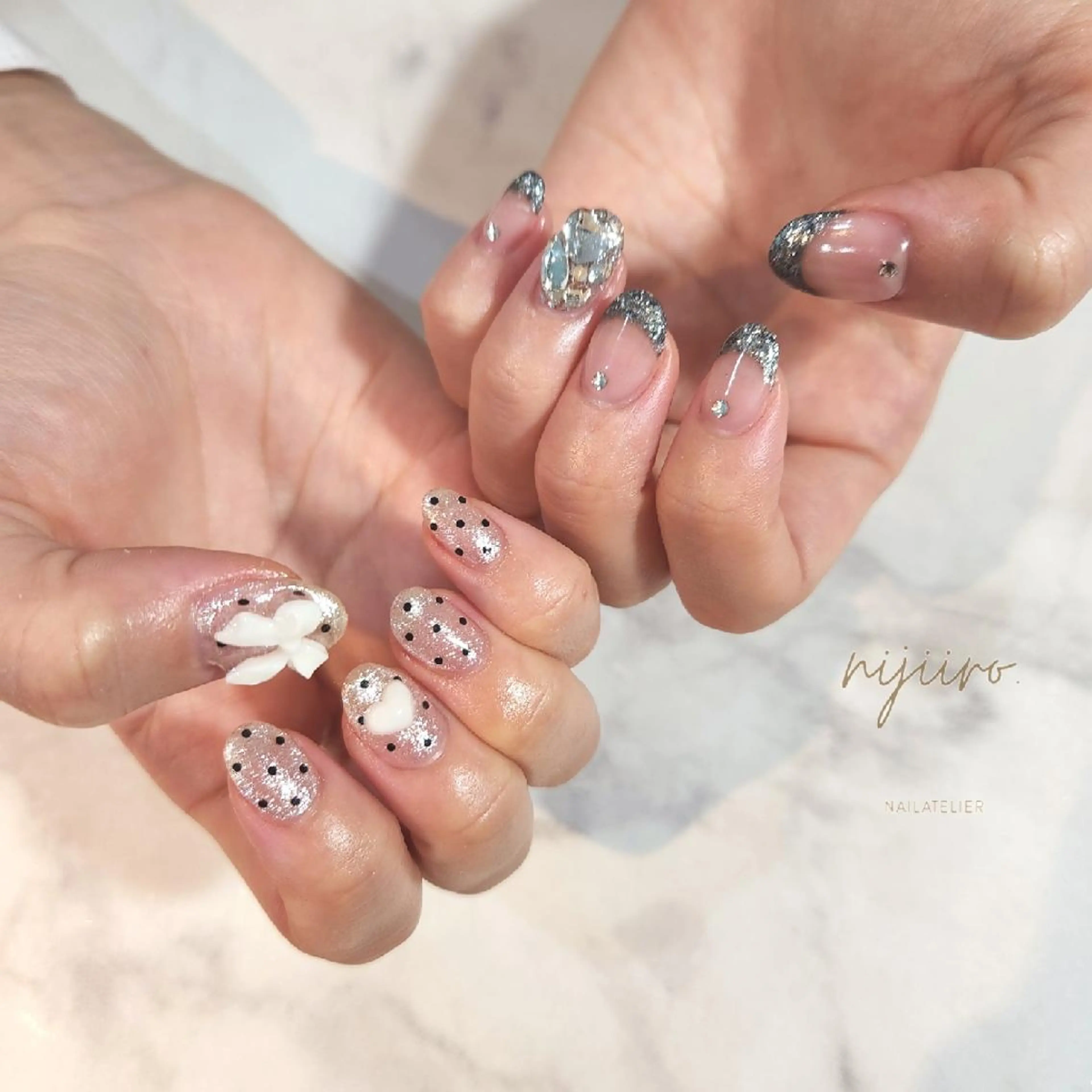 ネイル ハンドネイル nailatelier nijiiro.所属・nijiiro🌈 サトウのネイルデザイン
