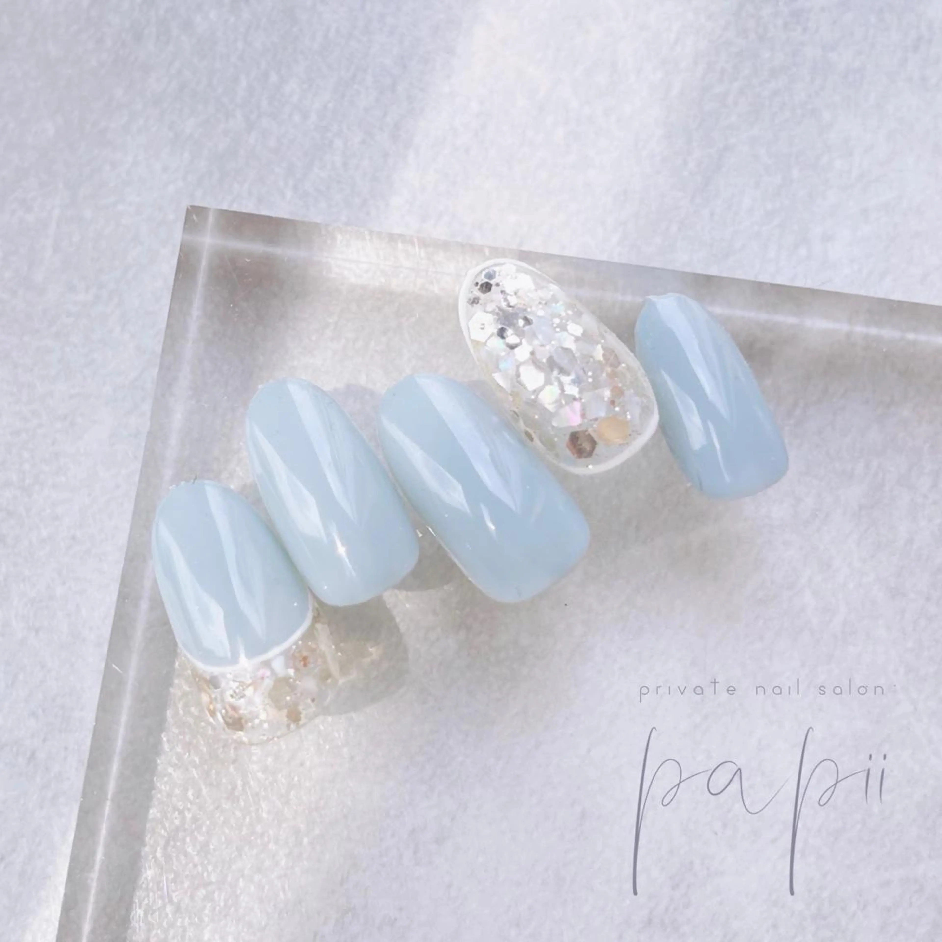 ネイル シンプルネイル ハンドネイル private nail salon papii所属・papii☆ kurodaのネイルデザイン