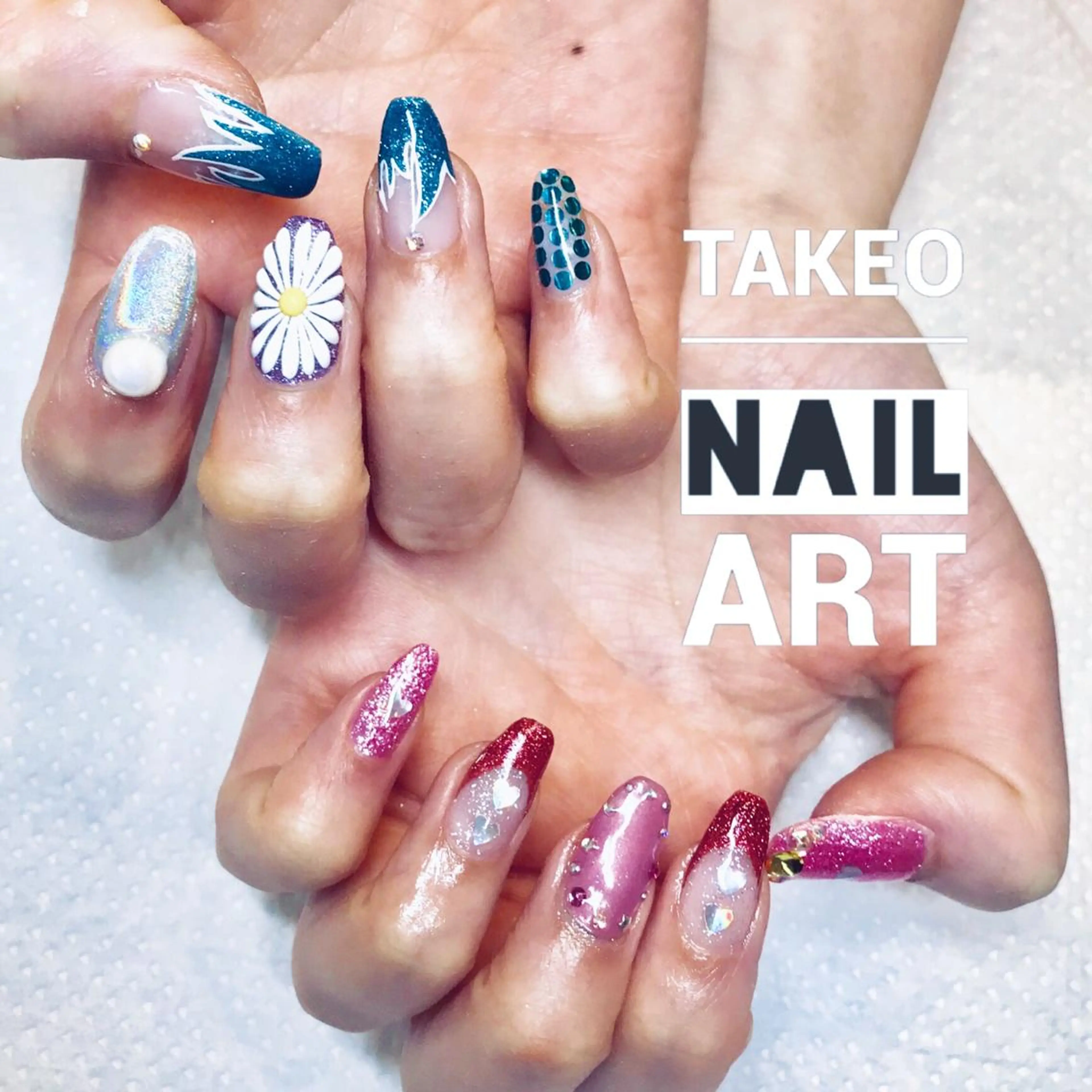 ミディアム ネイル nail&eye Aoのマツエク・マツパデザイン