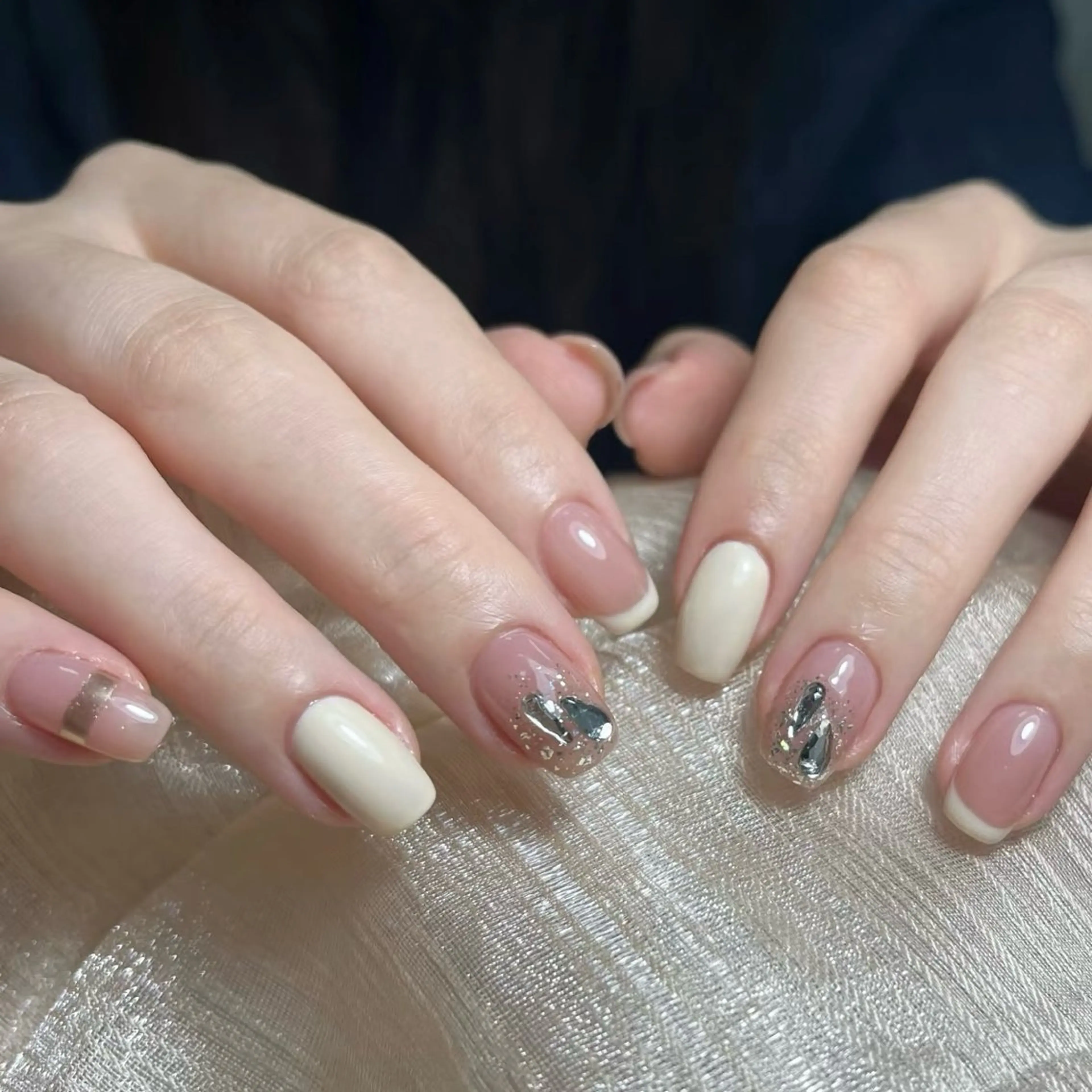 持ち込みデザインやり放題7500（デザイン、大きいパーツ6本まで) 【初回ジェルオフ無料ケア込み】の写真