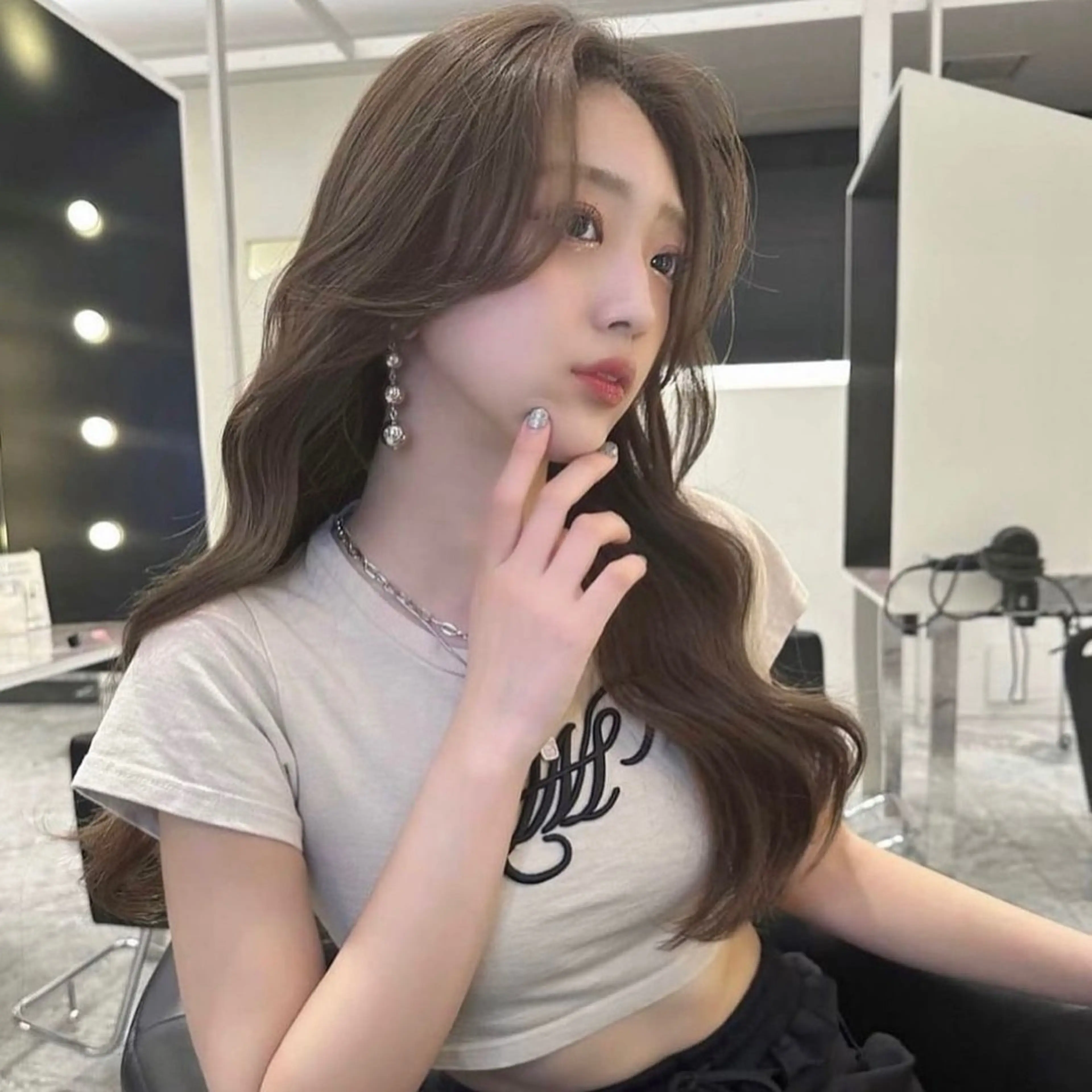 ロング ヘアカラー トリートメント ♡Yoshino♡ 色っぽトレンドヘアのヘアスタイル