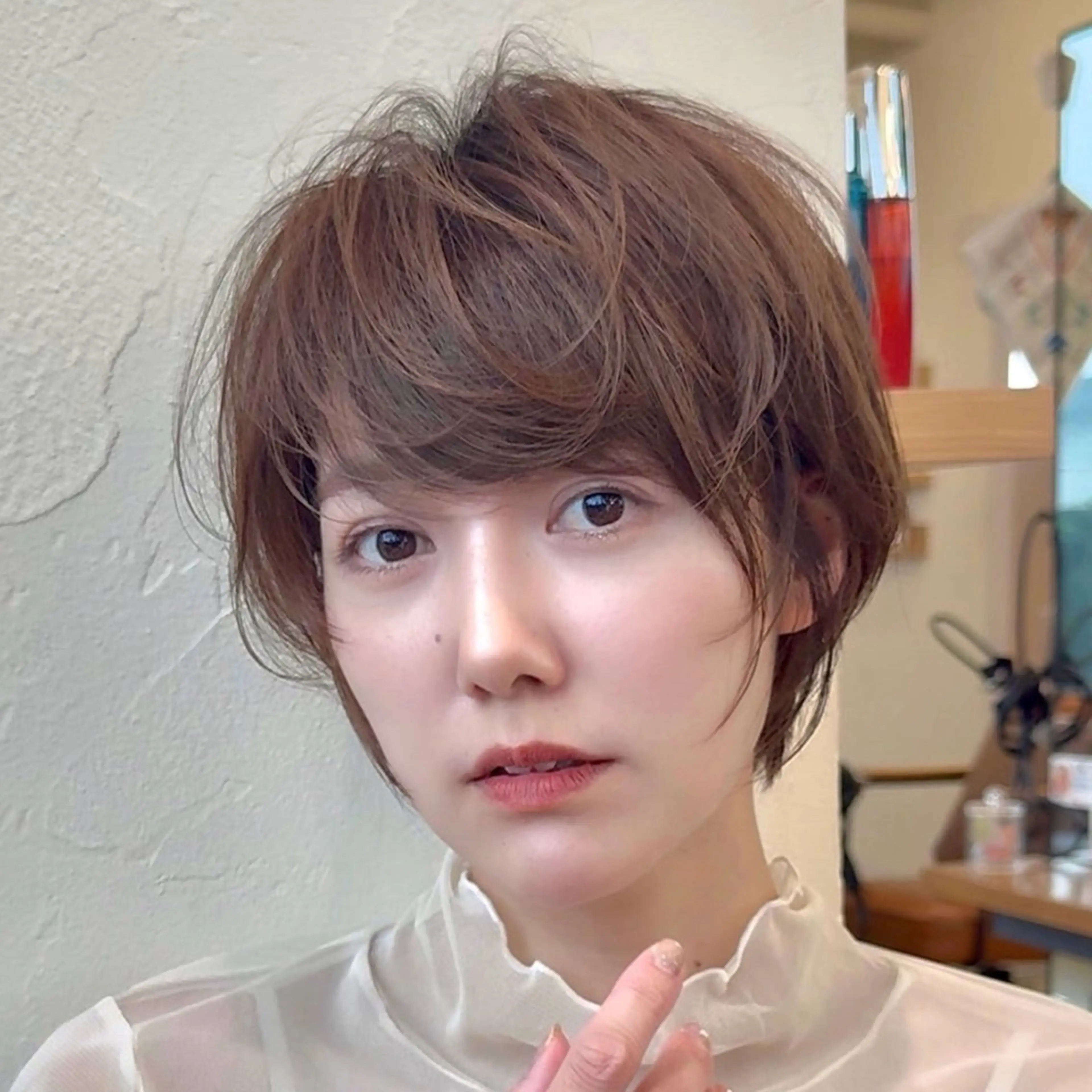【🕊️5cm以内🕊️】メンテナンスショートカット＋前髪顔周りカット💇🏻‍♀️の写真