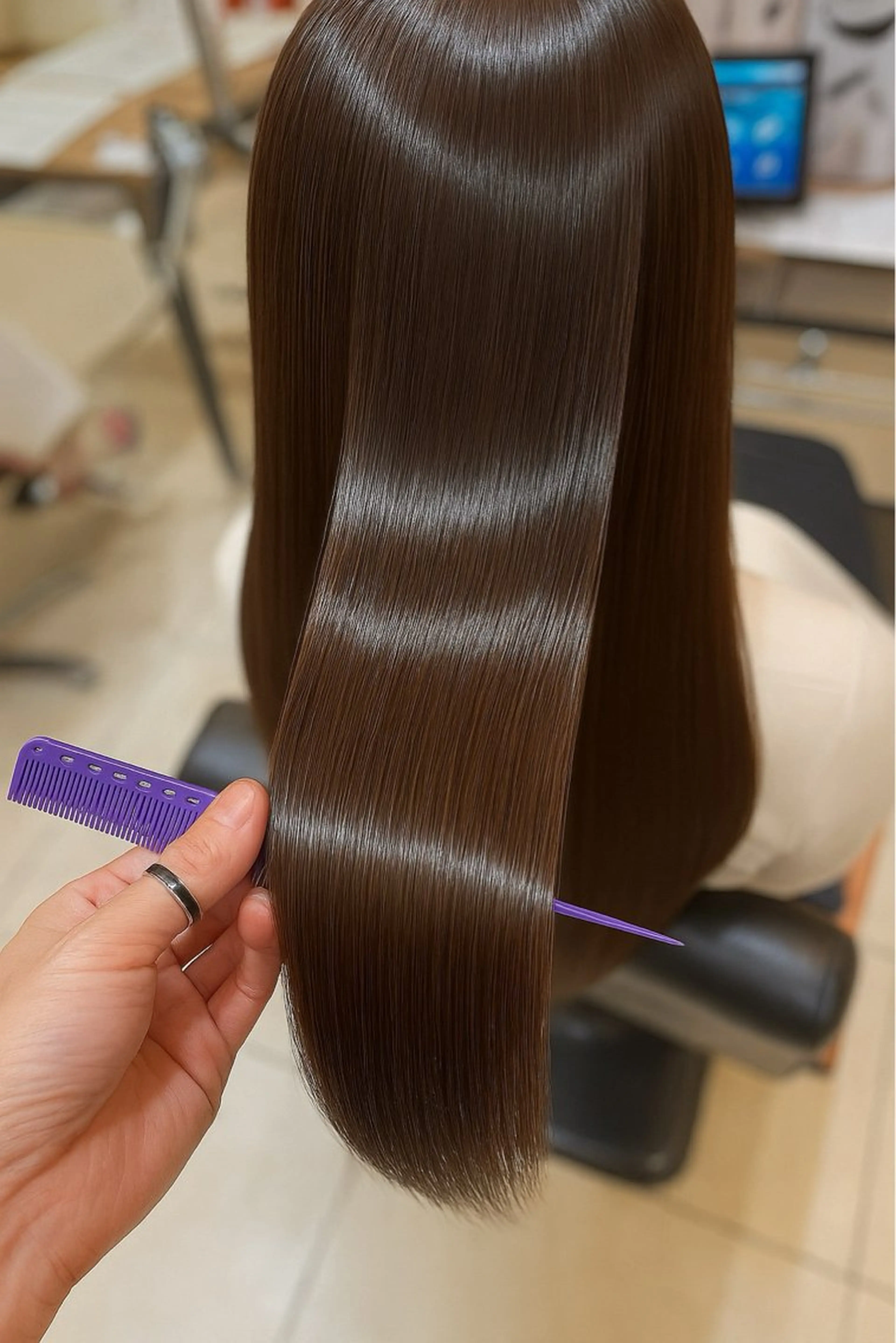 ロング 髪質改善 トリートメント 齋藤 拓郎のヘアスタイル