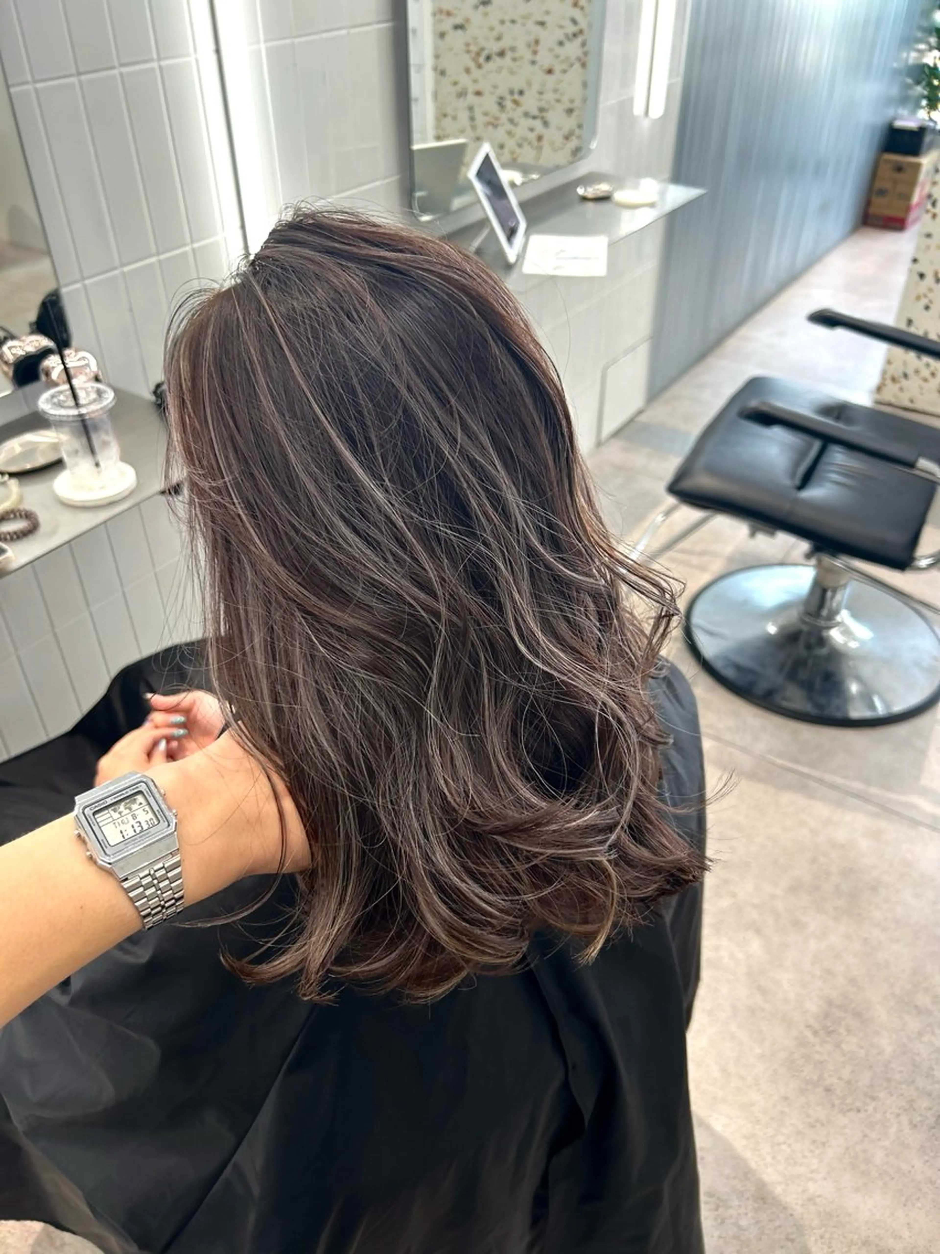 ミディアム カラー ✨レイヤーカット 海外ヘア/原宿✨のヘアスタイル