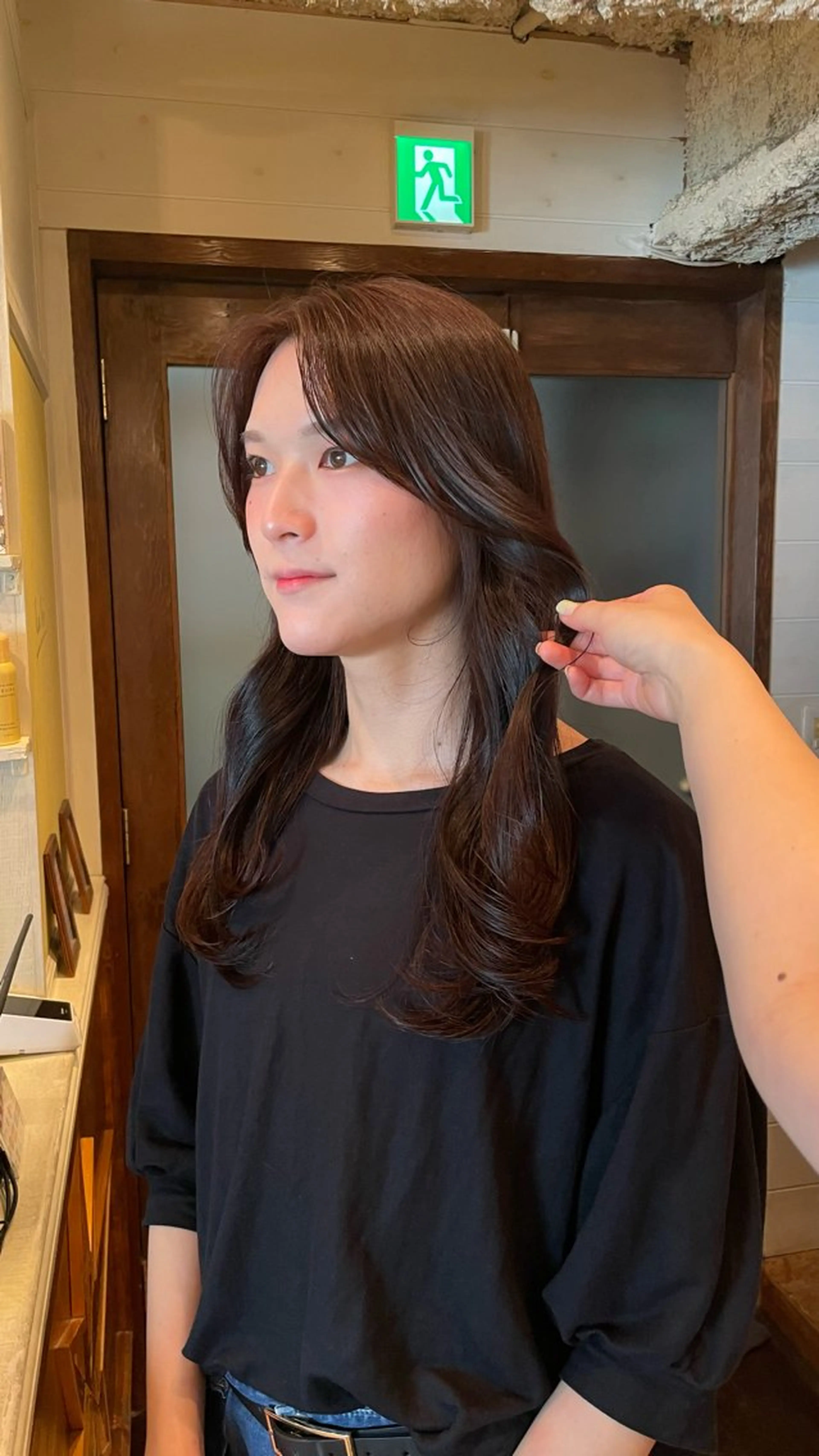 ロング ボブ/縮毛矯正/レイ ヤー♡Natsukiのヘアスタイル