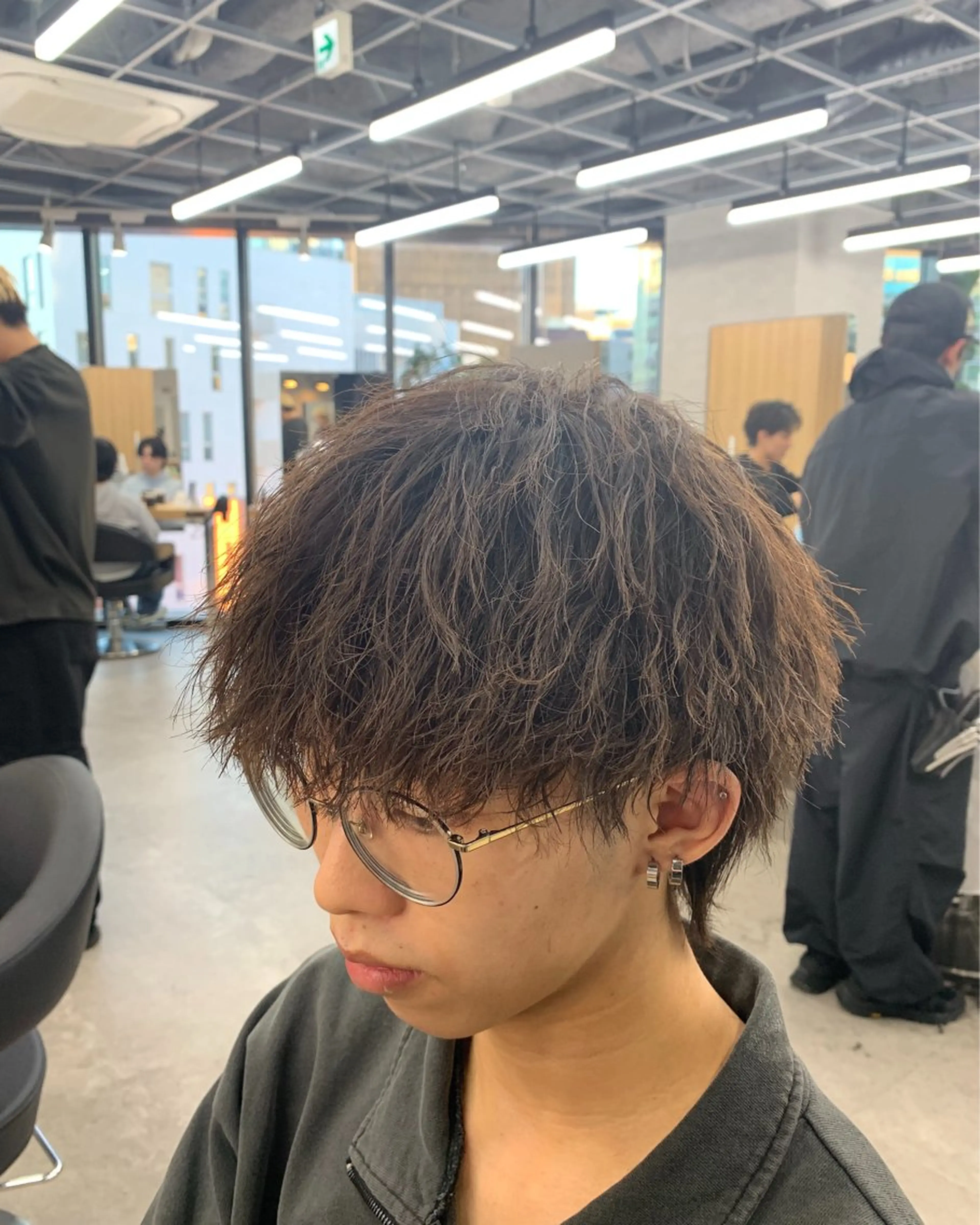 ショート パーマ メンズ メンズ🐺カラー／ 垢抜け🔥木村晴希のヘアスタイル