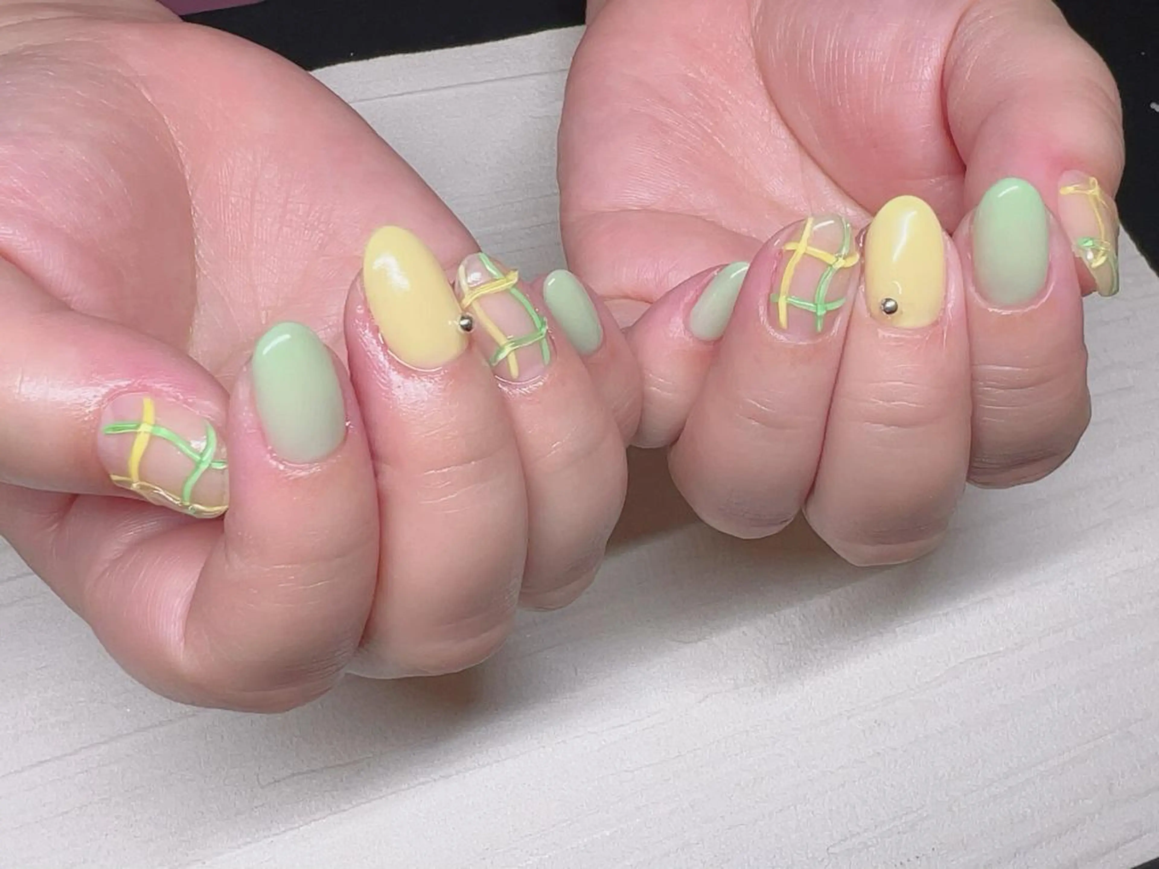 ミディアム ネイル Nail Salon NANO所属・美爪&巻き爪ケア❤️ ネイルサロンNANOのネイルデザイン